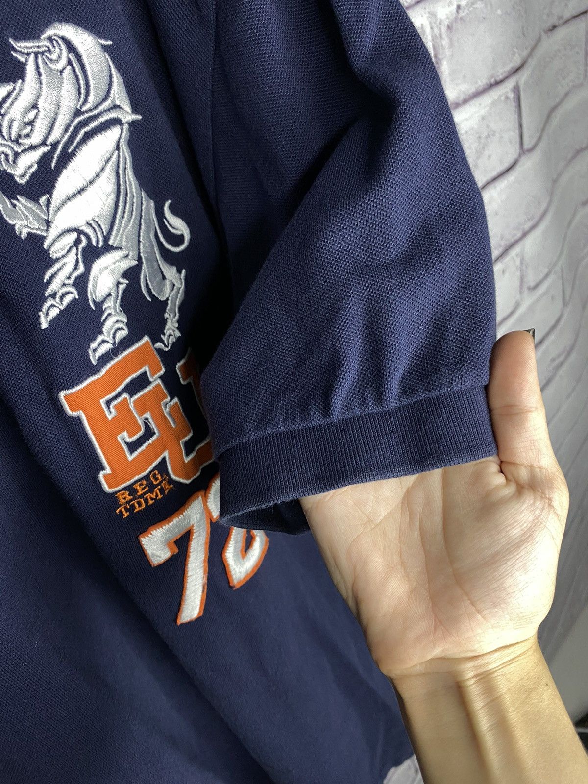 Ecko Unltd. Men's vintage Streetwear overprint logo polo Ecko Unltd Size US XL / EU 56 / 4 - 5 Thumbnail