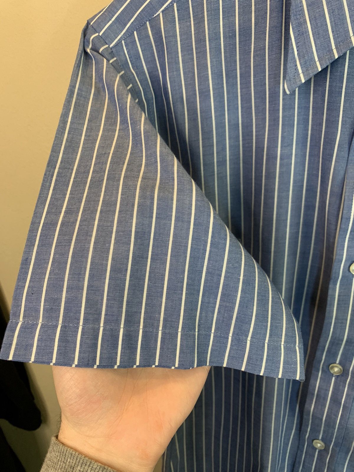 Donegal Tweed RARE* Vintage 50’s Donegal Single Stitch Stripe Button Shirt Size US M / EU 48-50 / 2 - 4 Thumbnail