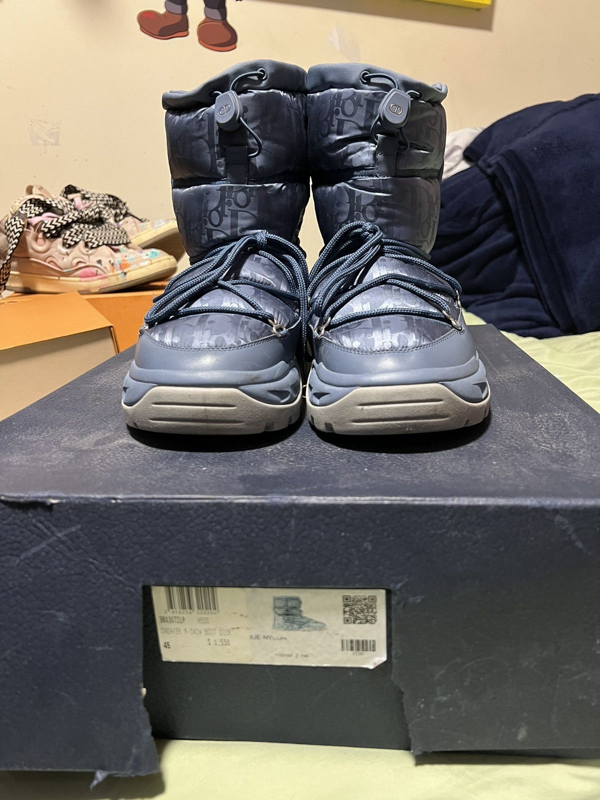 Dior Snow Boots Dior Blue Size EU 45 = U.S 12 Size US 12 / EU 45 - 1 Thumbnail