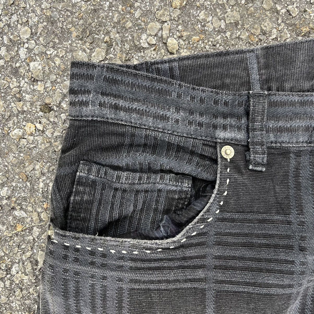 Japanese Brand PPFM Japanese Checkered Faded Black Pants Size US 30 / EU 46 - 4 Thumbnail