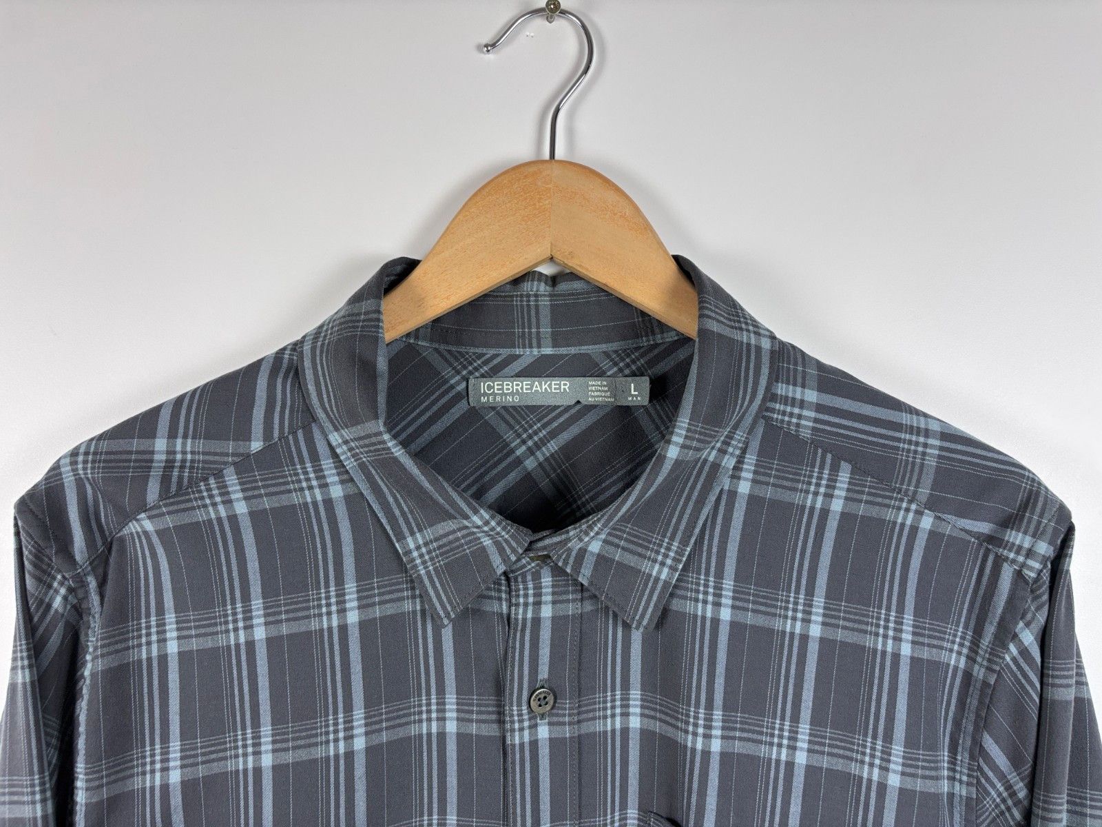 Icebreaker Icebreaker Merino Wool Plaid Long Sleeve Shirt Outdoor L Size US L / EU 52-54 / 3 - 2 Thumbnail
