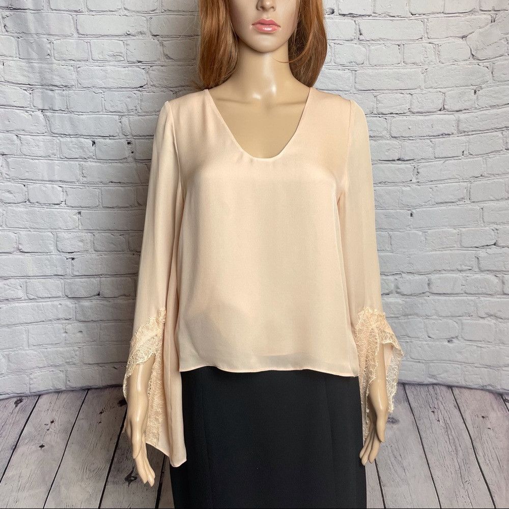 CAMI NYC New $247 Cami NYC Dustin Top Blouse Nude Size S Size S / US 4 / IT 40 - 6 Thumbnail