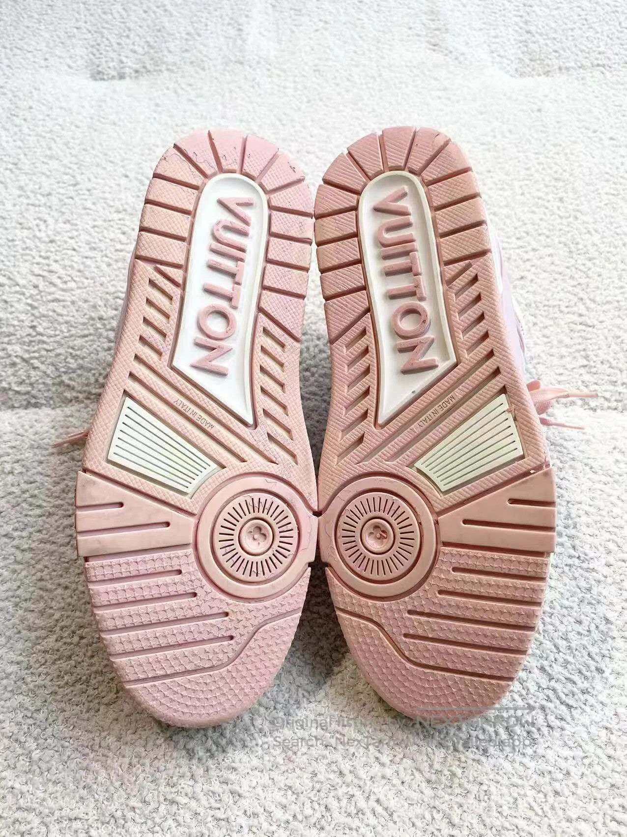 Louis Vuitton Louis Vuitton trainer series cherry blossom pink color mat Size US 6 / IT 36 - 6 Thumbnail
