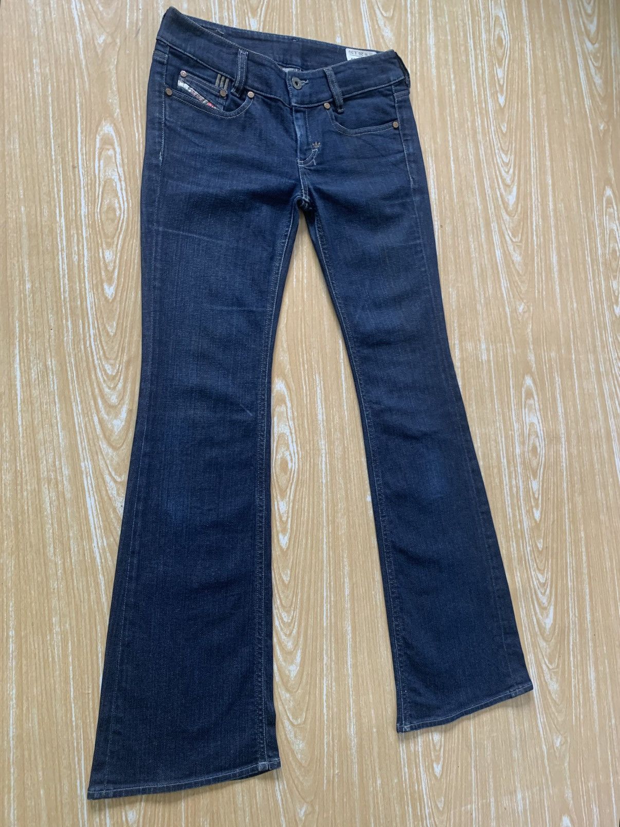 Adidas × Diesel Rare Diesel x Adidas ADI-LOUVELY Stretch Flare Jeans Pants Size US 27 - 3 Thumbnail