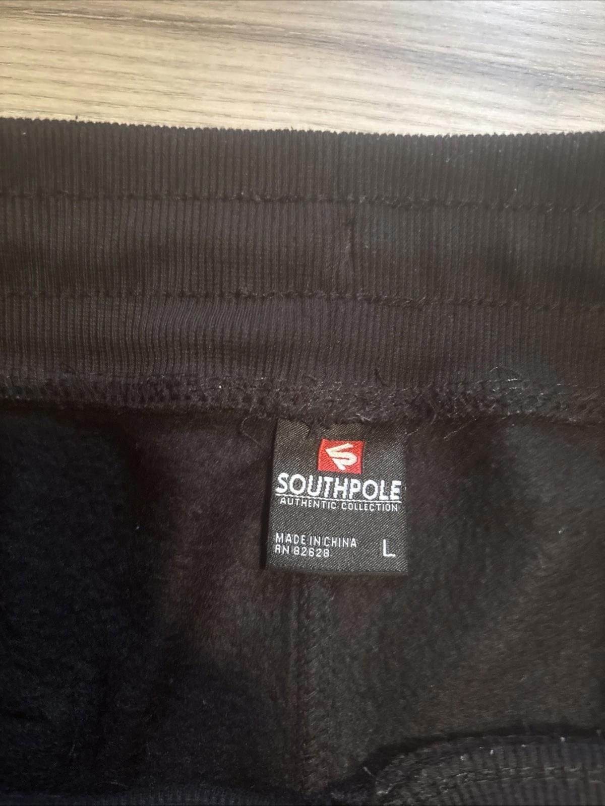 Southpole VTG South Pole Pant Mens Large Black Sweatpants Joggers Size US 34 / EU 50 - 4 Thumbnail