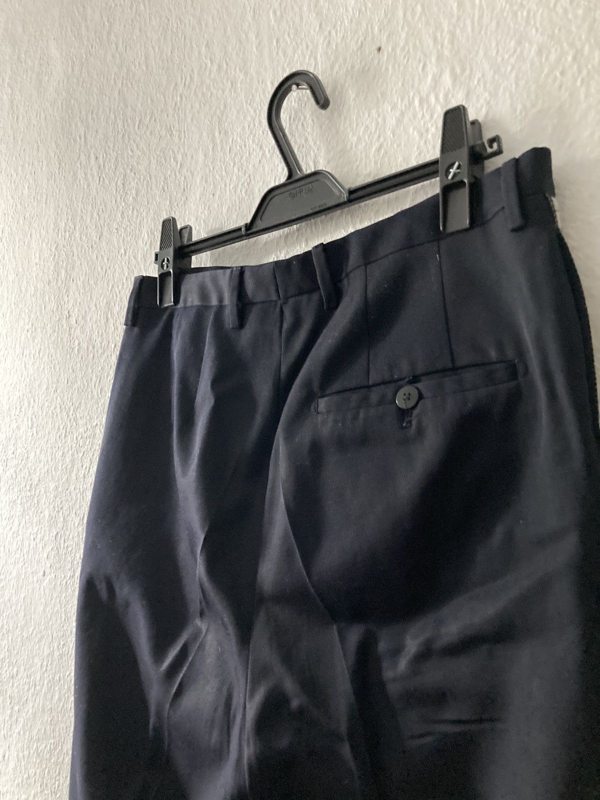 Lanvin Lanvin Side-Stripe Wool Pants Navy US30 Size US 30 / EU 46 - 10 Thumbnail