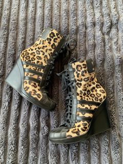 Adidas jeremy scott leopard pas cheap cher