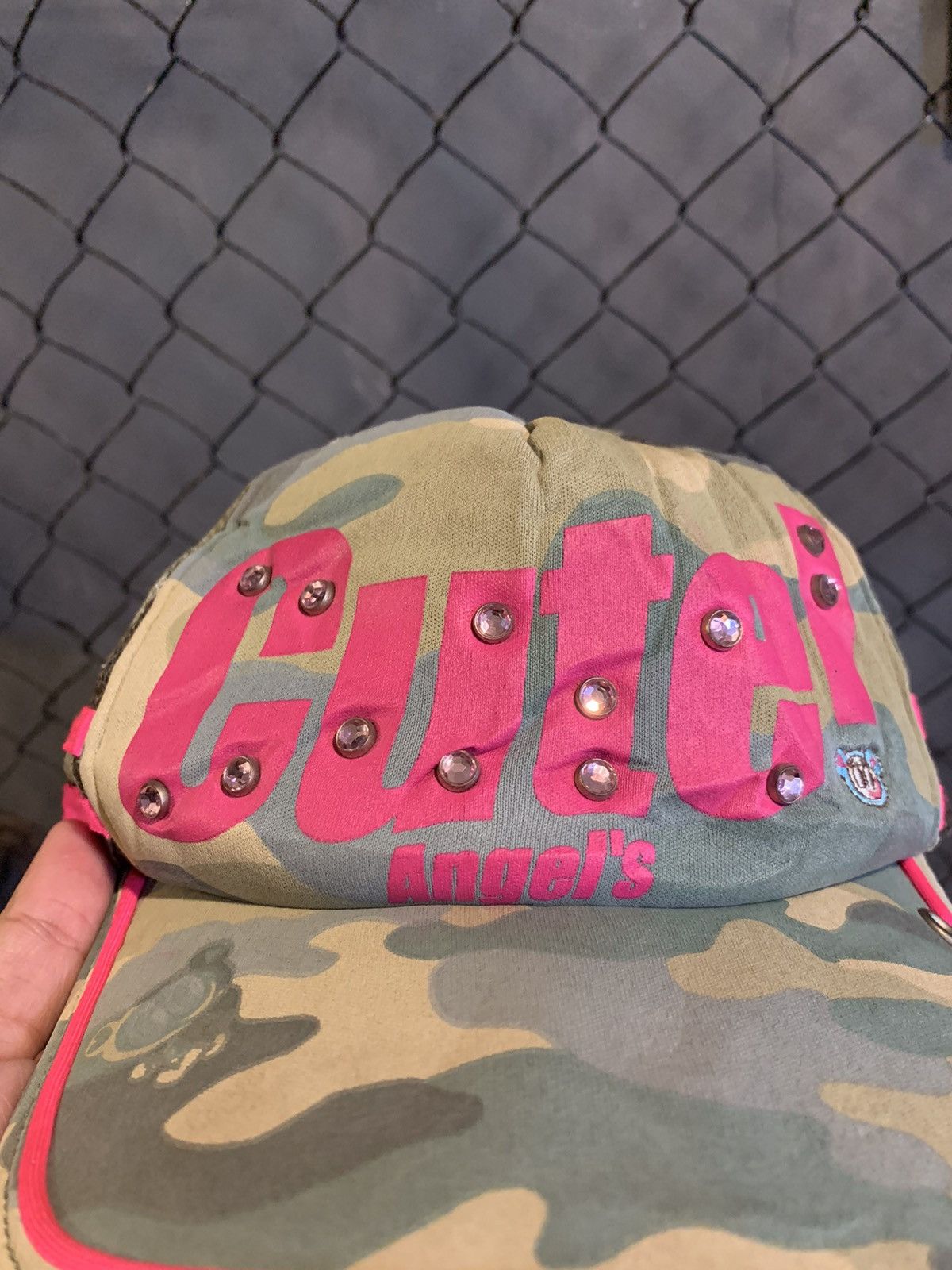 Angel Blue × Beauty Beast × If Six Was Nine 🌹LAST DROP🌹Cute Angels Camo Hats Kids By Angel Blue Size ONE SIZE - 8 Thumbnail