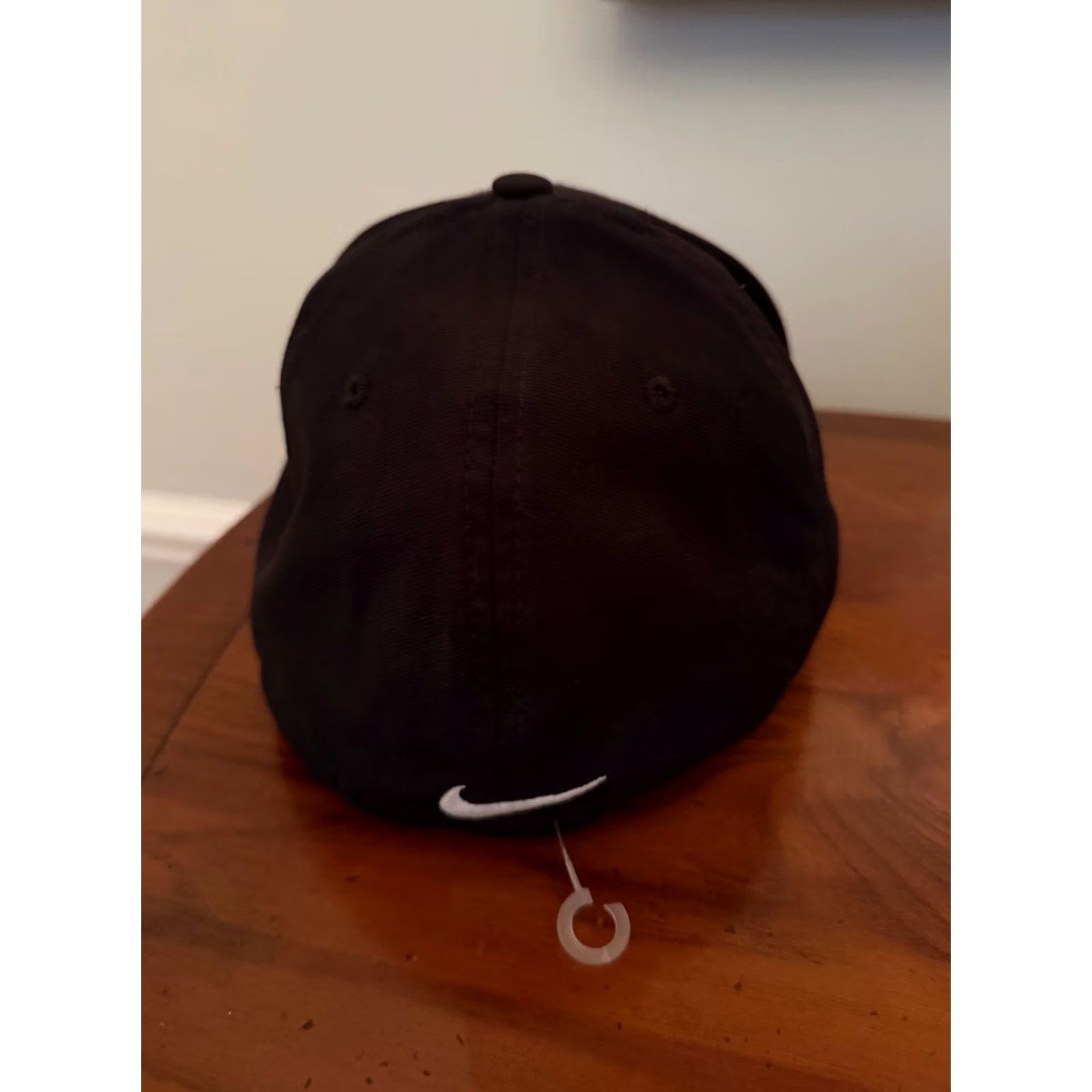 Nike Nike Fitted Hat Mens Sz M/L Black Snapback Adjustable Straps Punk Misfits Vinyl Punk Rock Casual Vintage No Size ONE SIZE - 3 Thumbnail