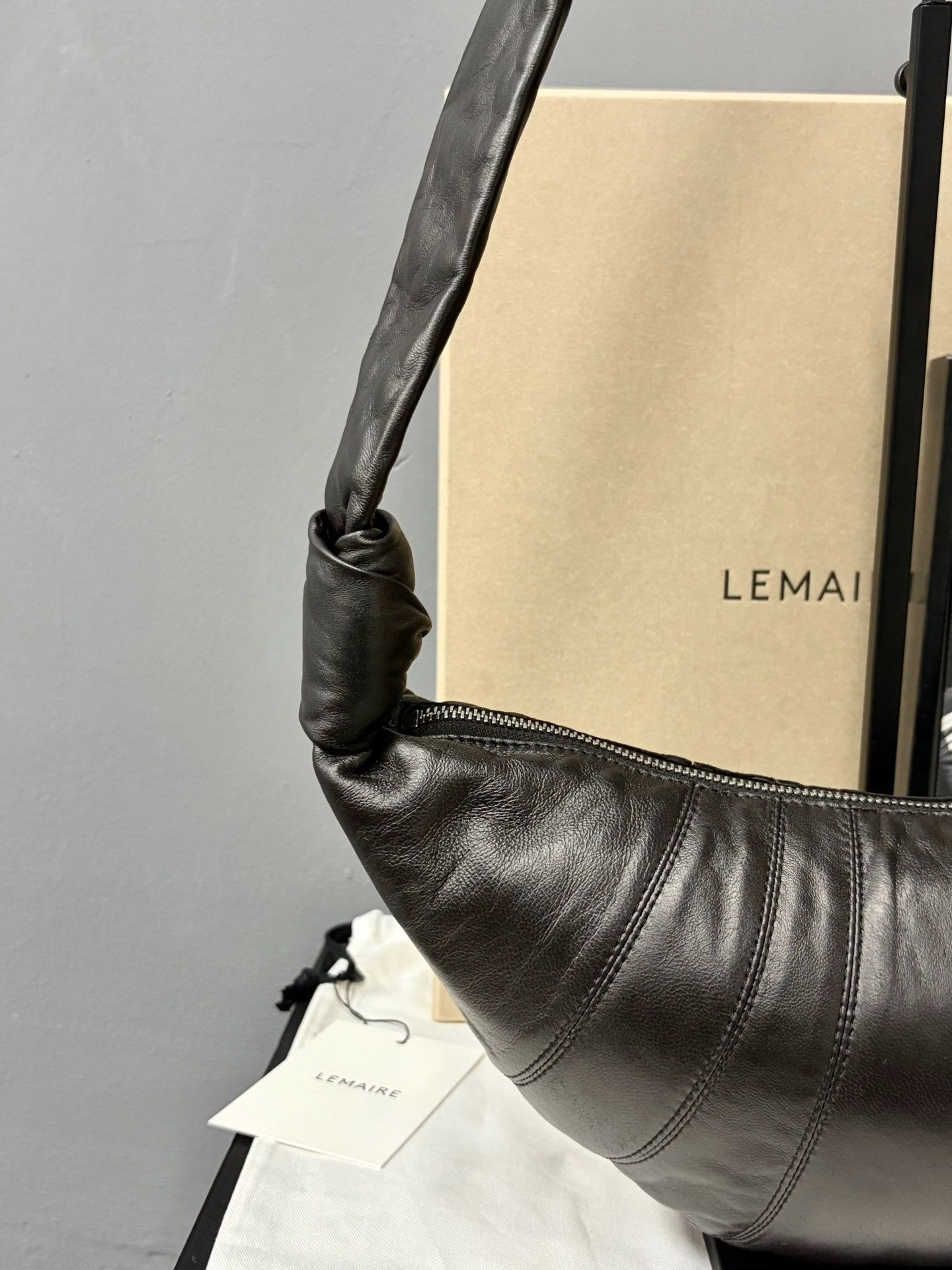 Lemaire Lemaire 23 Sheepskin Small Croissant/ Size ONE SIZE - 3 Thumbnail