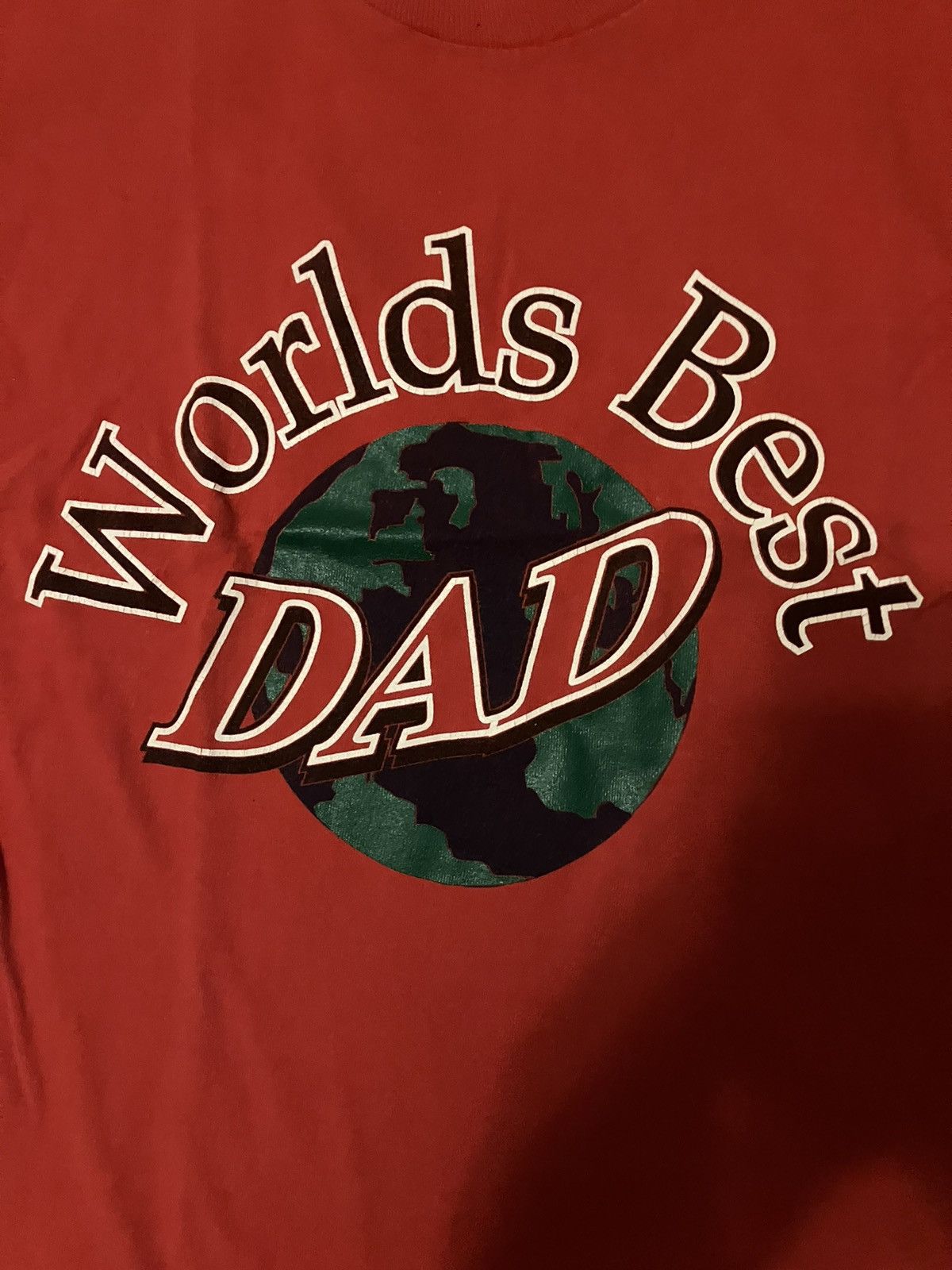 Fruit Of The Loom × Hanes × Vintage 90’s Vintage Worlds Best Dad Size US L / EU 52-54 / 3 - 2 Thumbnail