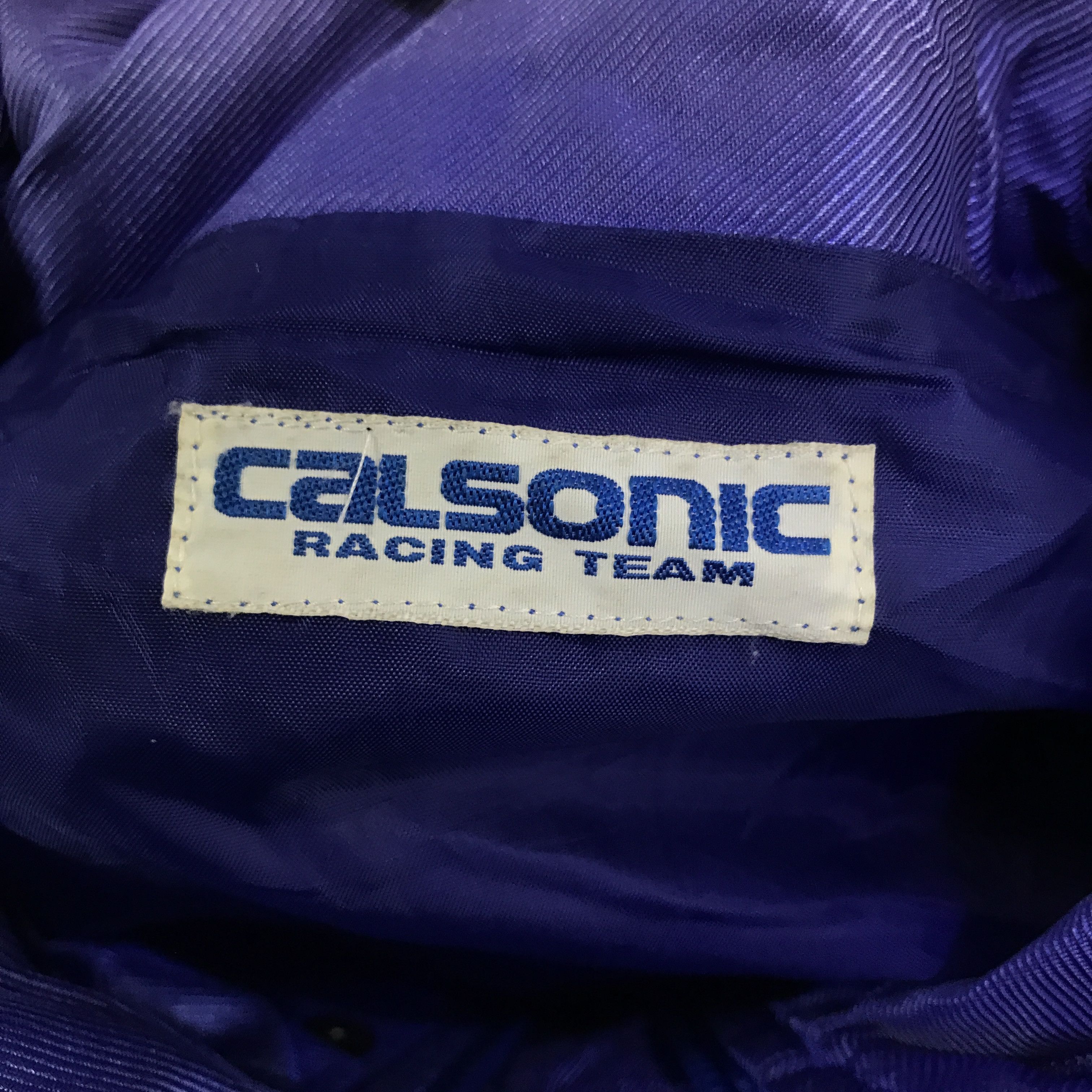 Japanese Brand Vintage calsonic racing team Faded jacket K126B5 Size US L / EU 52-54 / 3 - 18 Thumbnail