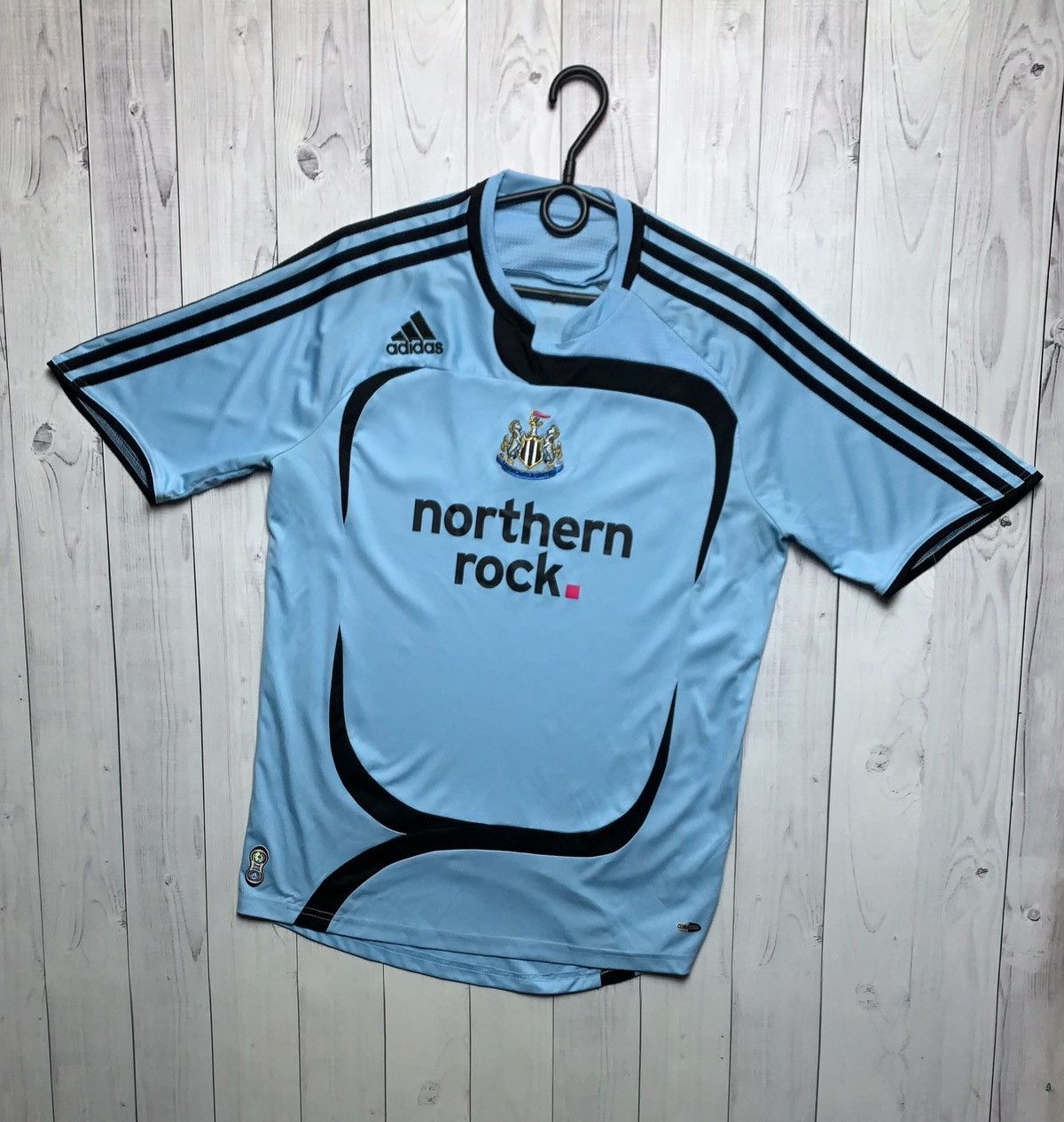 Vintage adidas new Castle United soccer jersey blue away S