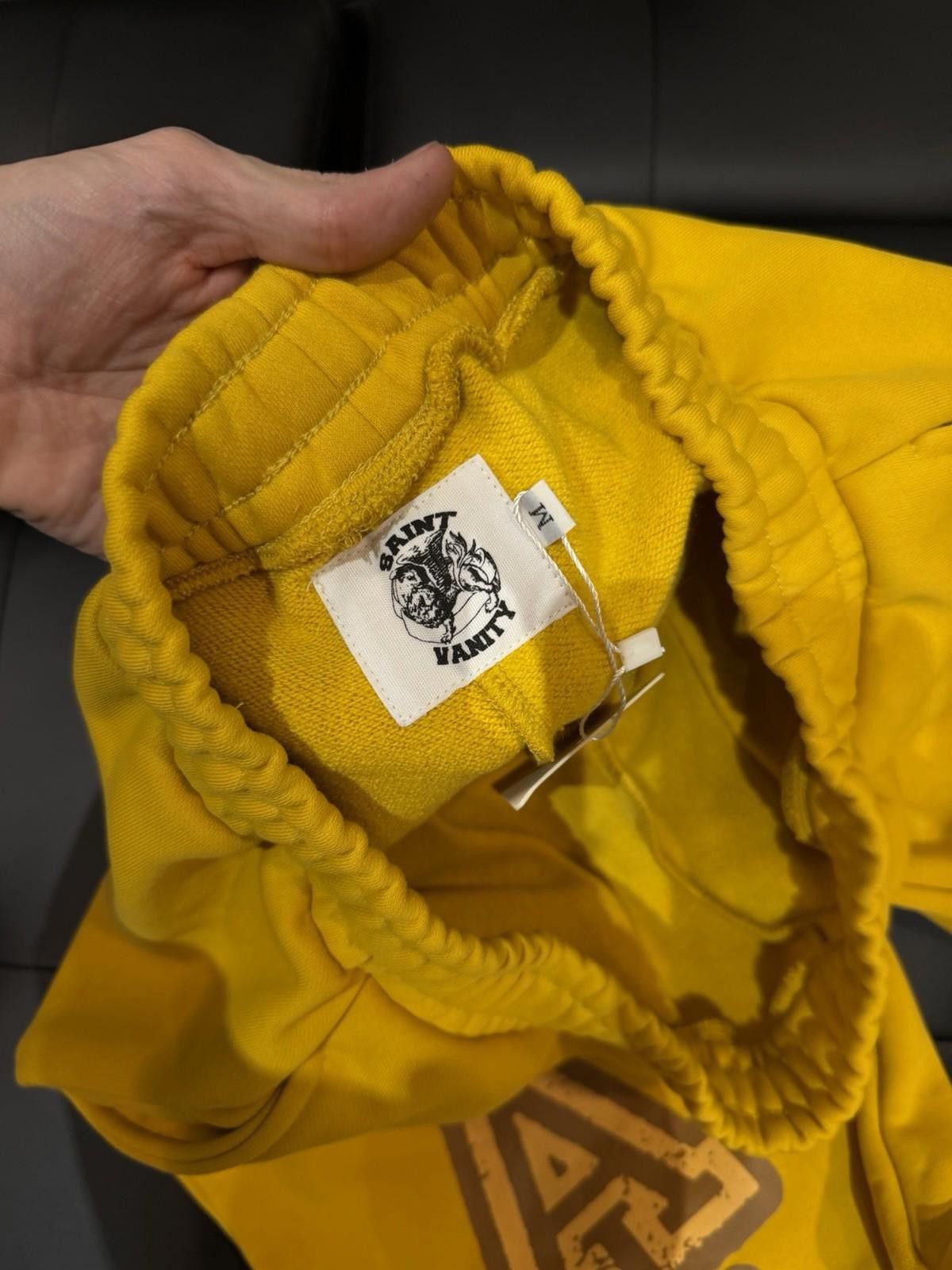 Saint Vanity Size M - Saint Vanity Varsity Sweatpants Yellow NEW 2025 Size US 32 / EU 48 - 7 Thumbnail