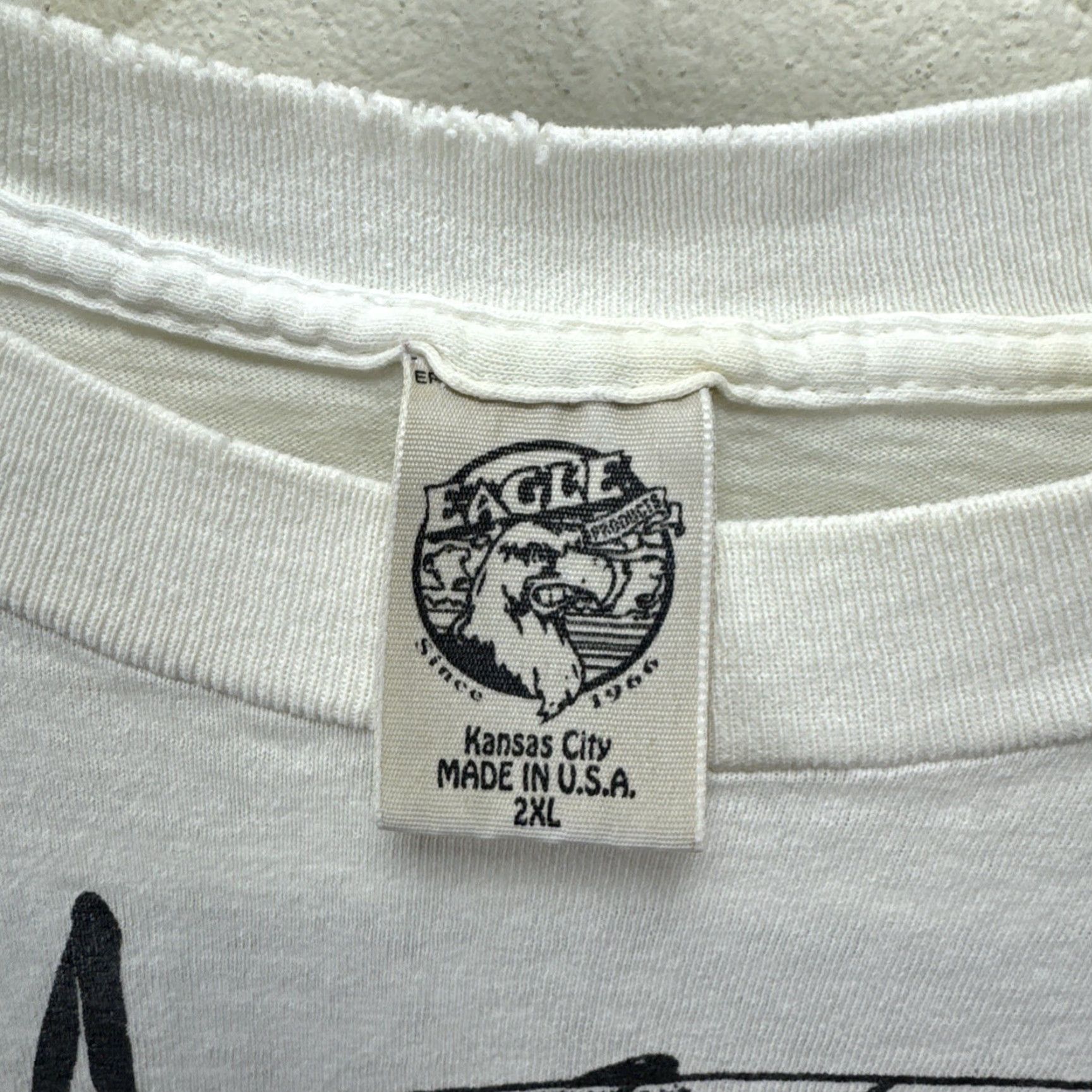 Vintage VINTAGE Eagle Products Men’s T-Shirt 2XL White 90s Mosquito Travel Souvenir Arkansas Size US XXL / EU 58 / 5 - 3 Thumbnail