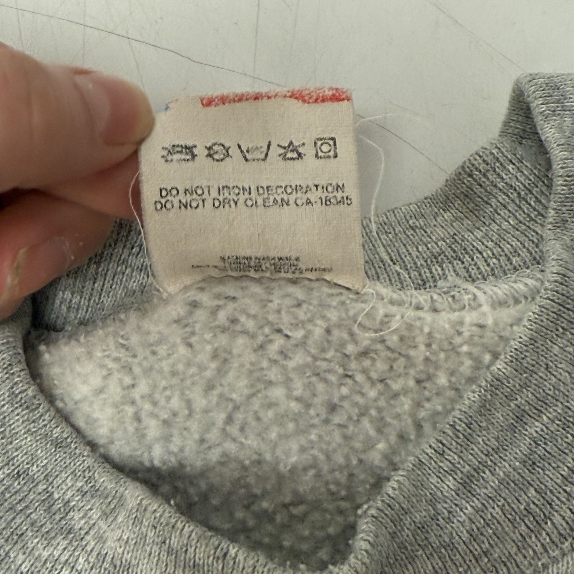 Fruit Of The Loom Vtg Heather Yellow NIKE Just Do It 50/50 RAGLAN Sweatshirt Size US XL / EU 56 / 4 - 4 Thumbnail