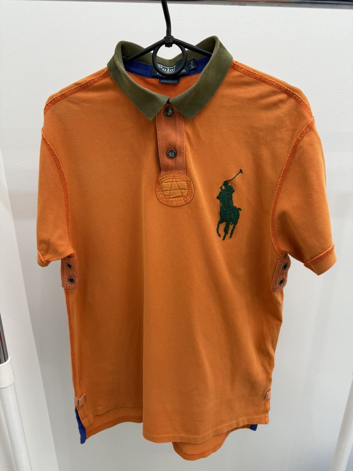 Polo Ralph Lauren Vintage Polo Ralph Lauren Big Pony Orange Polos Size US L / EU 52-54 / 3 - 1 Thumbnail