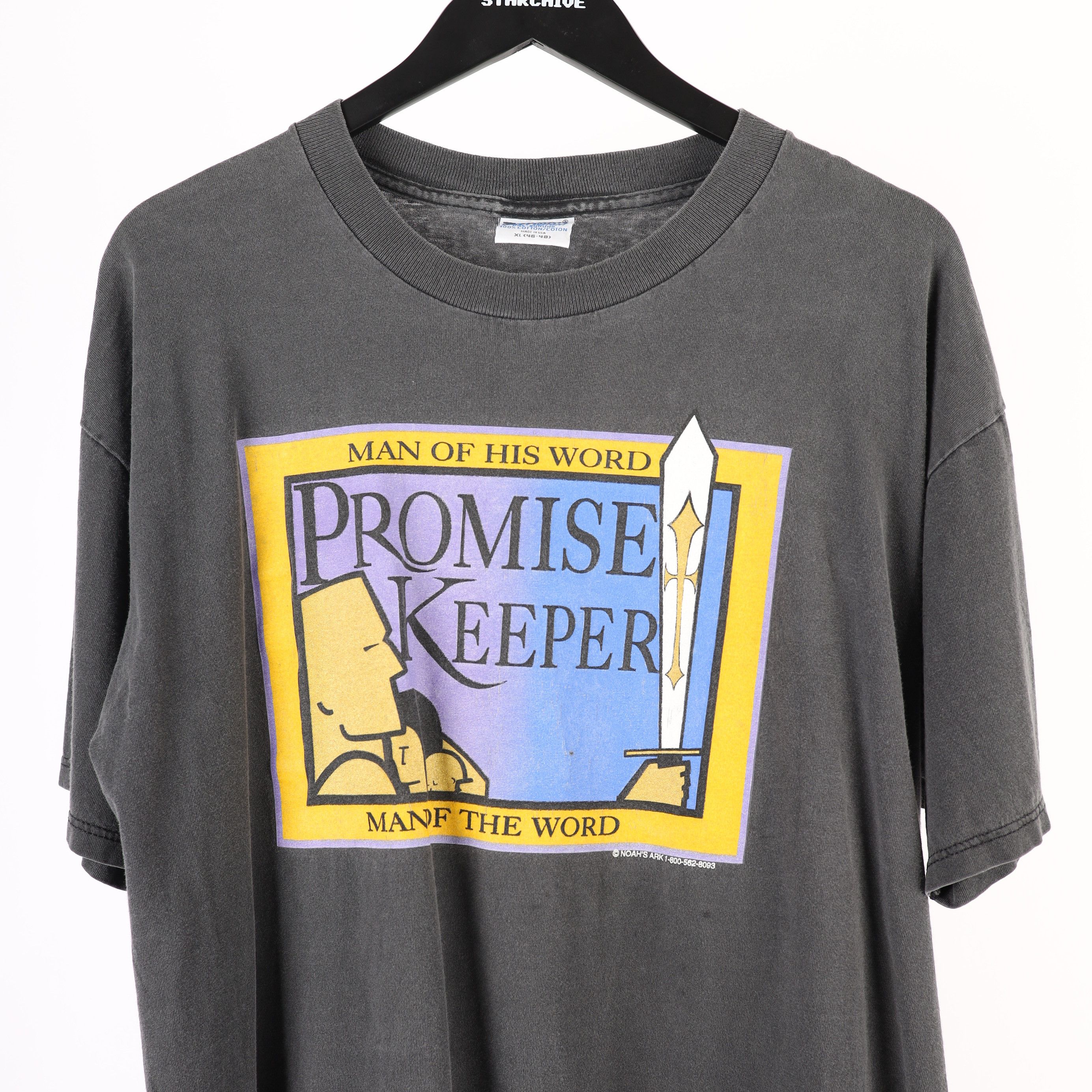 Vintage Promise Keeper Real Men Love Jesus Tee Size US XL / EU 56 / 4 - 7 Thumbnail