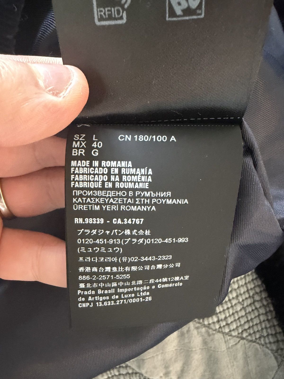 Prada Prada Corduroy Jacket Size US L / EU 52-54 / 3 - 6 Thumbnail