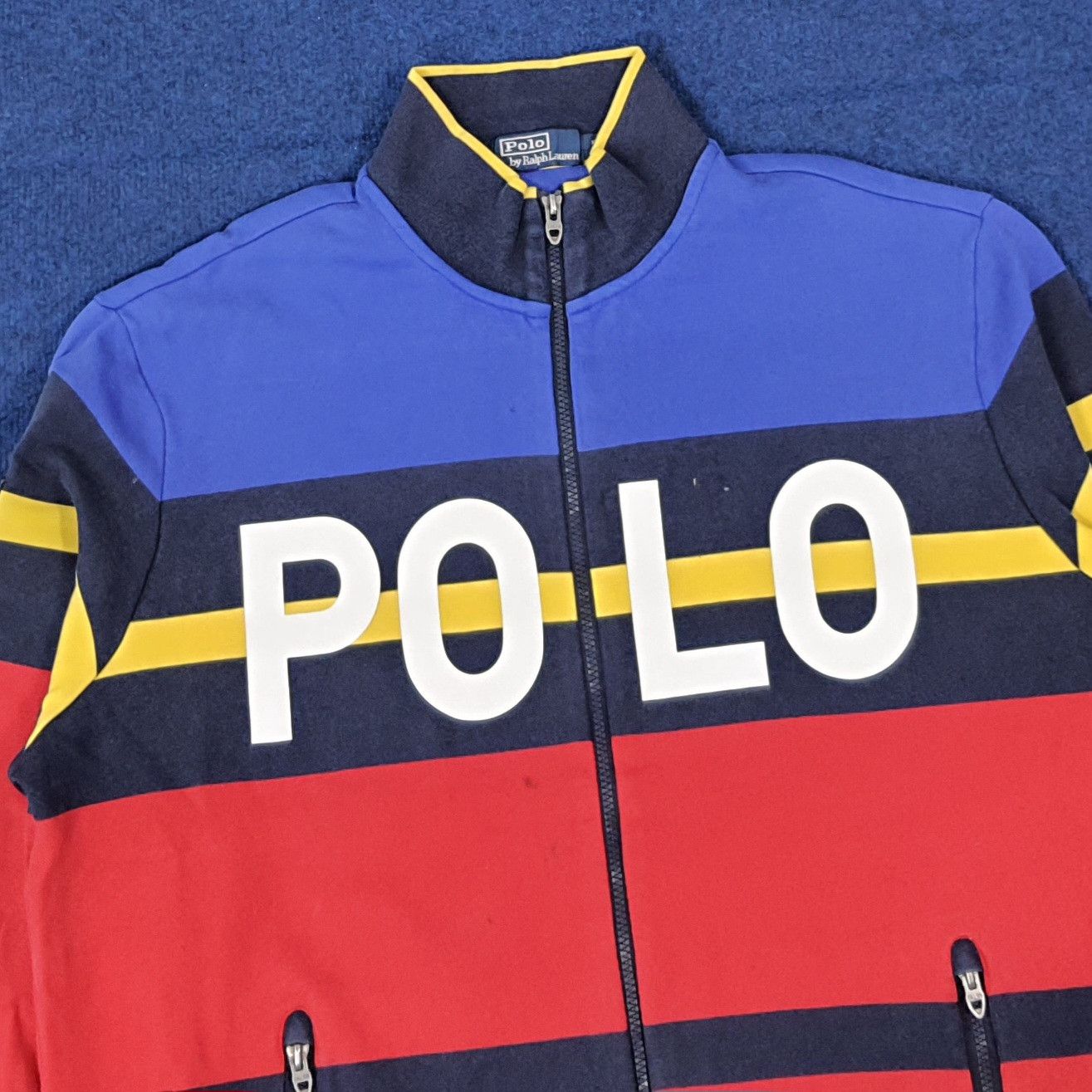Polo Ralph Lauren Polo by Ralph Lauren Hi Tech Full Zip Retro Sweater C269N3 Size US XL / EU 56 / 4 - 2 Thumbnail