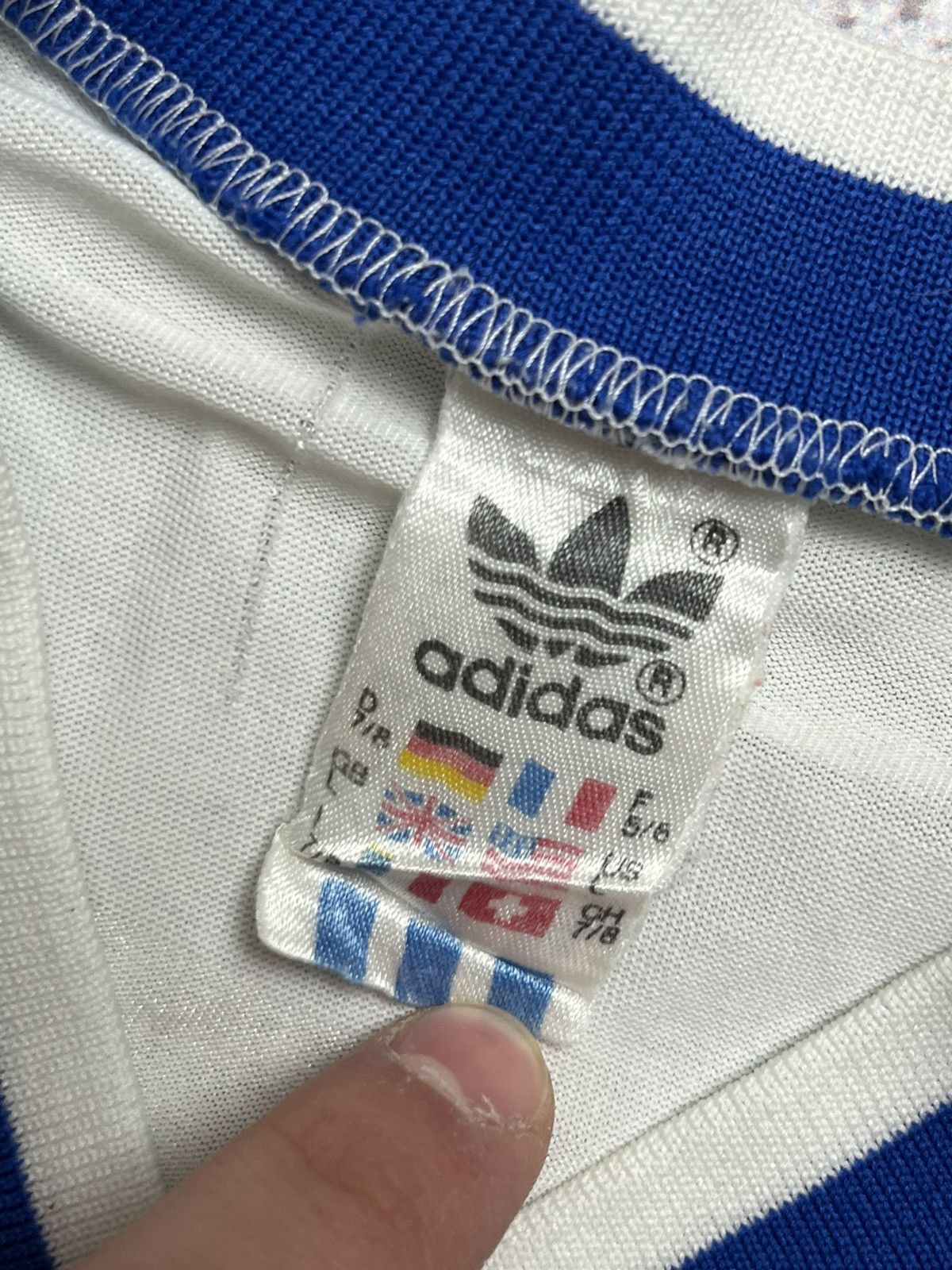 Adidas × Vintage ⚽️🔥Vintage 1980’s Adidas West Germany Soccer Jersey 7 Rheno Size US M / EU 48-50 / 2 - 4 Thumbnail