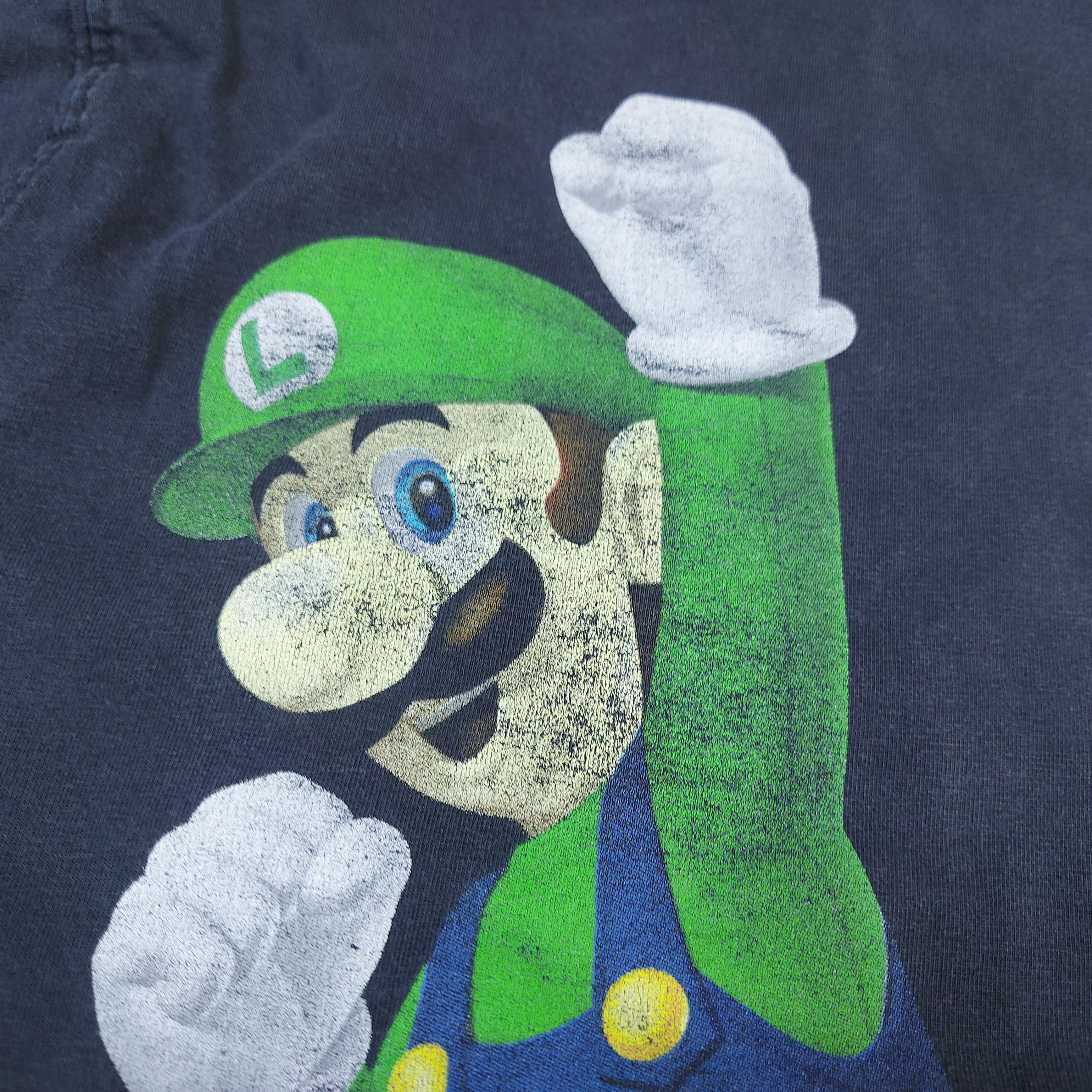 Nintendo Vintage 2006 Nintendo DS New Super Mario Bros Game Promo TEE Size US L / EU 52-54 / 3 - 4 Thumbnail