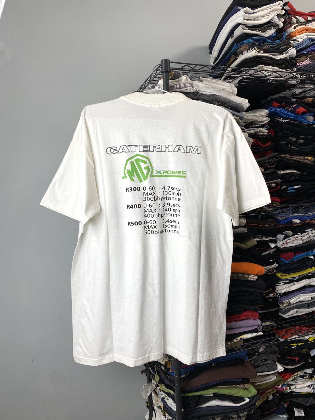 Vintage Vintage 90s Caterham Racing TShirt MG Lotus Ferrari Porsche Size US L / EU 52-54 / 3 - 2 Thumbnail