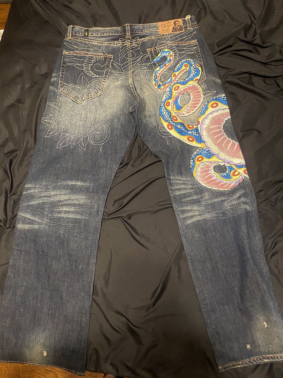 Christian Audigier Rare Christian Audigier snake jeans Size US 36 / EU 52 - 3 Thumbnail