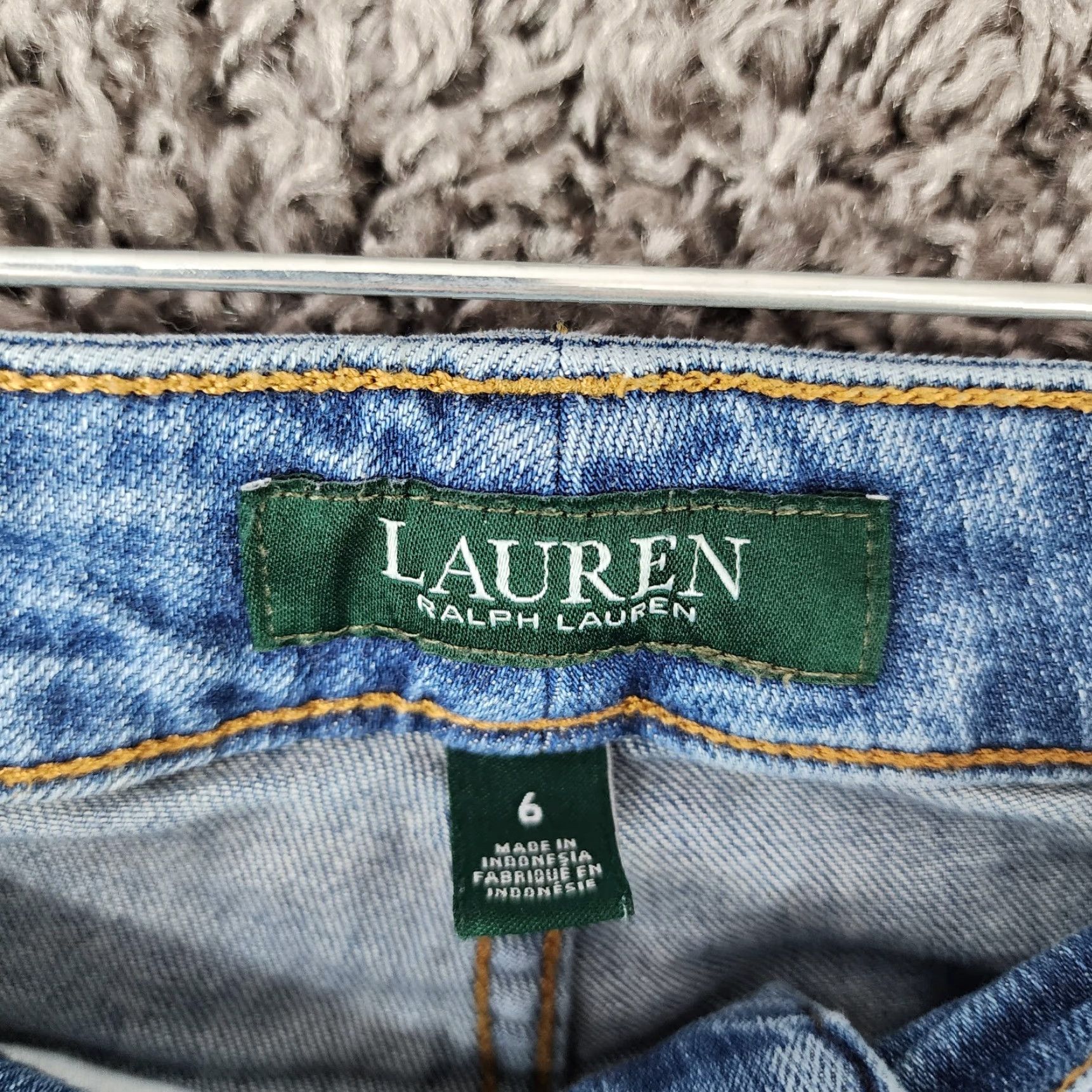 Ralph Lauren Ralph Lauren Womens Straight Blue Jeans Size 6 Size 28" / US 6 / IT 42 - 3 Thumbnail