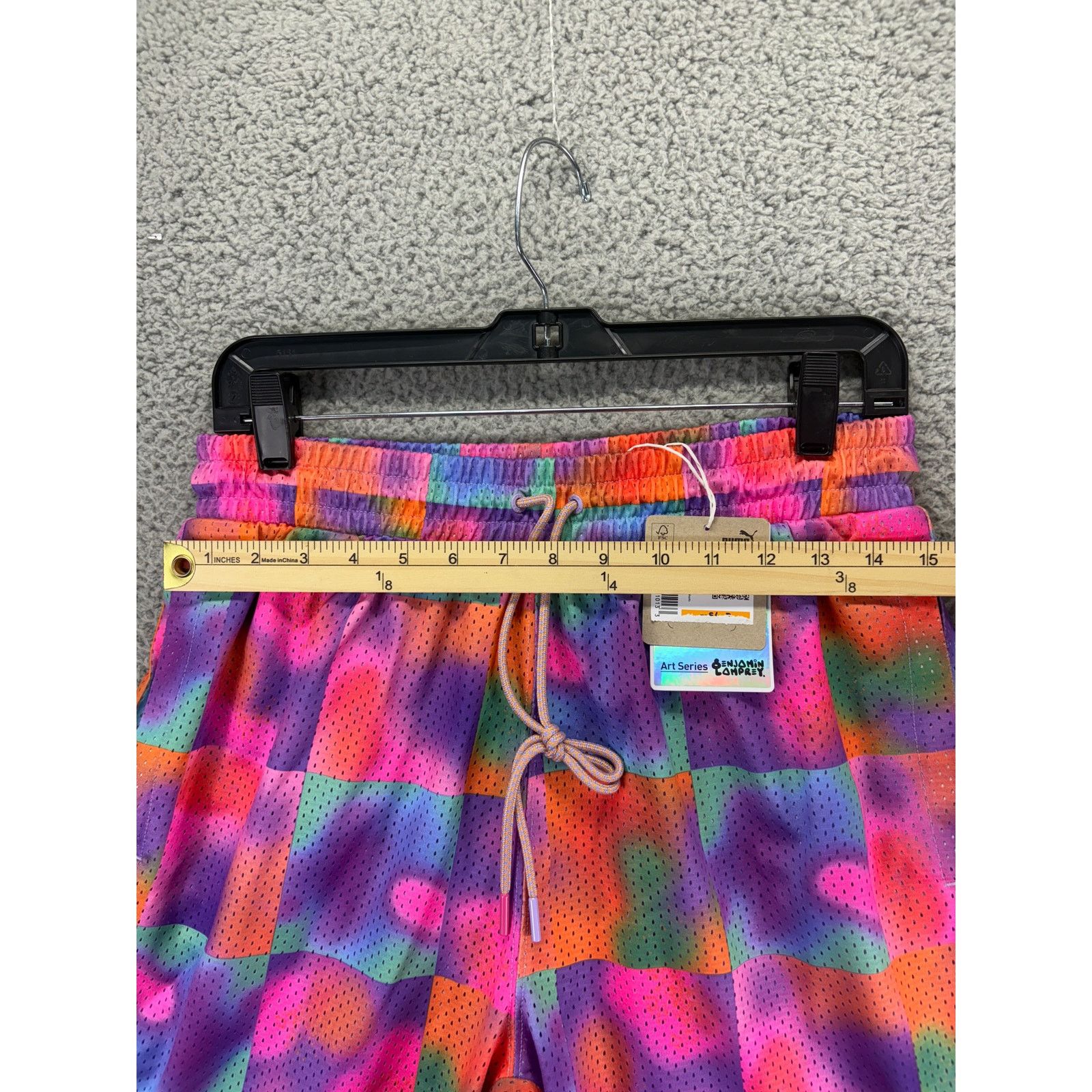 Puma Puma 8Enjamin X Mesh 6 Inch Shorts Men Small TieDye Athletic Size US 30 / EU 46 - 2 Thumbnail