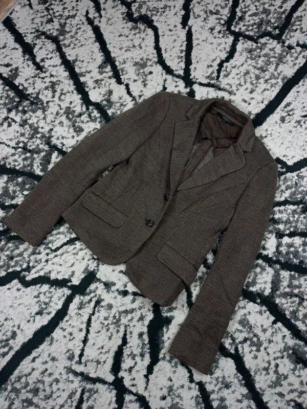 Max Mara Max Mara brown woolen jacket size M with polka dots Size M / US 6-8 / IT 42-44 - 2 Thumbnail