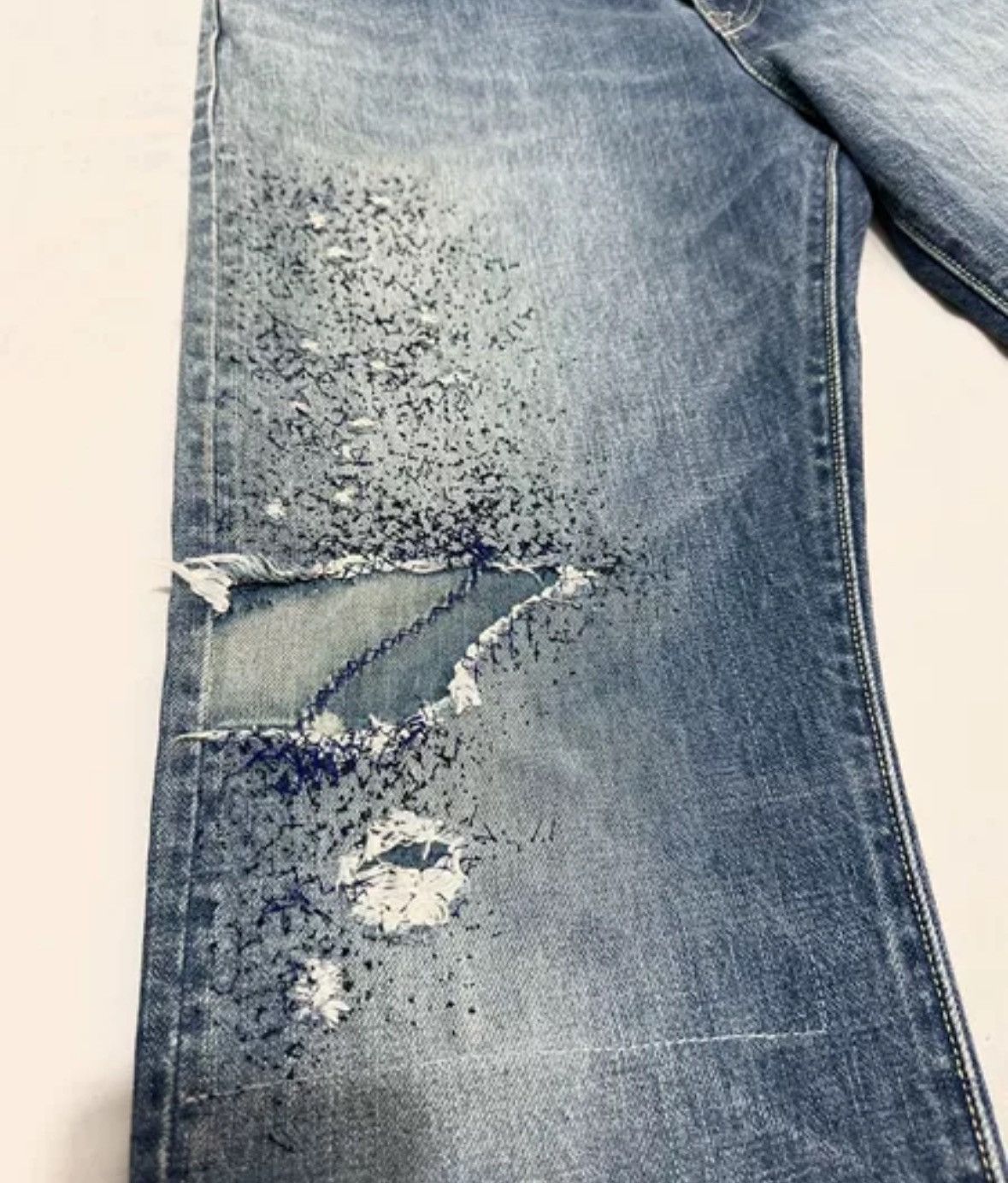 Kapital Kapital wash destroys prickly jeans 2412-Nextarrow Size US 32 / EU 48 - 3 Thumbnail