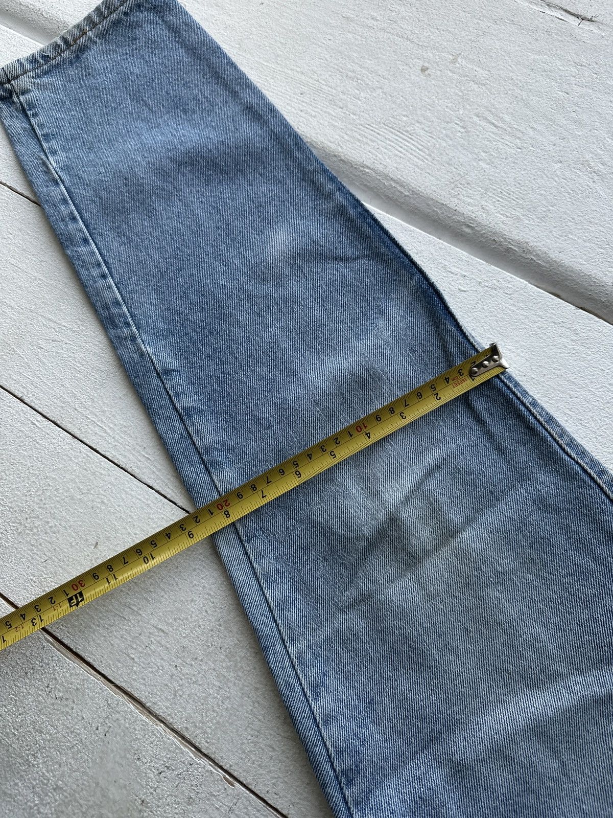 Giorgio Armani VNTG🚨90s Armani Jeans Denim blue Mens Pants Size US 30 / EU 46 - 17 Thumbnail