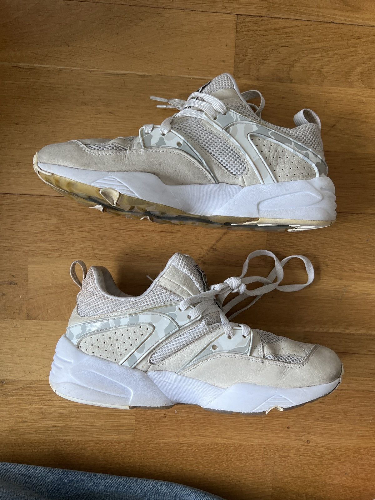 Bape × Puma Bape x Puma camo white trainers Size US 8.5 / EU 41-42 - 2 Thumbnail