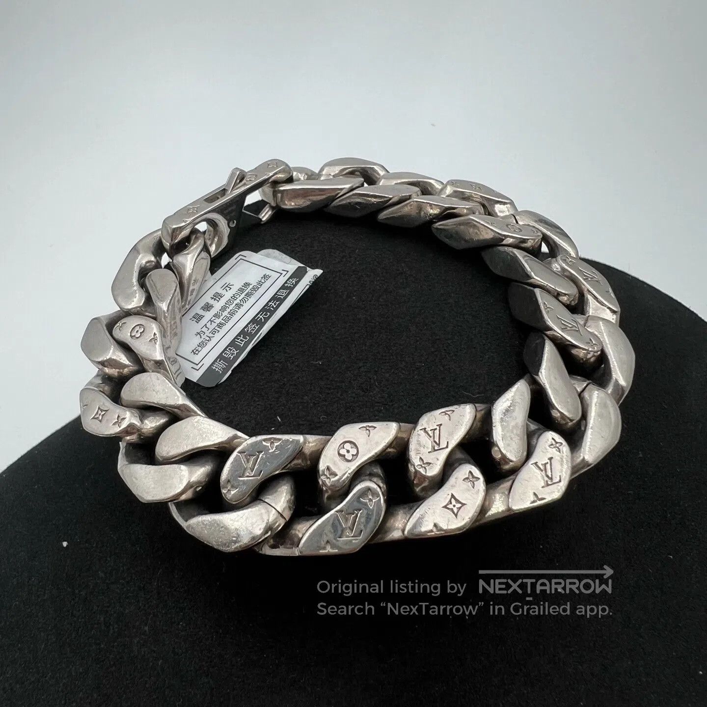 Louis Vuitton Louis Vuitton sizeM Full stamping, Cuban chain Size ONE SIZE - 1 Thumbnail