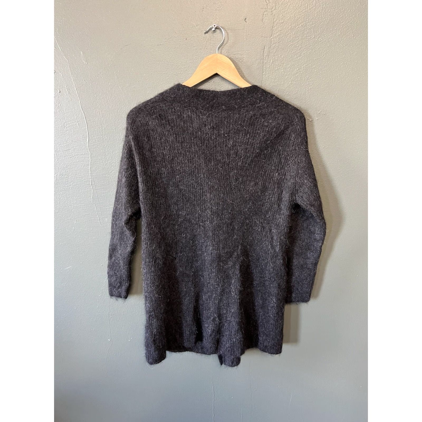 Everlane Everlane Cardigan Sweater Gray Knit Pockets Wool Alpaca Button Up Medium M Women Size M / US 6-8 / IT 42-44 - 2 Thumbnail