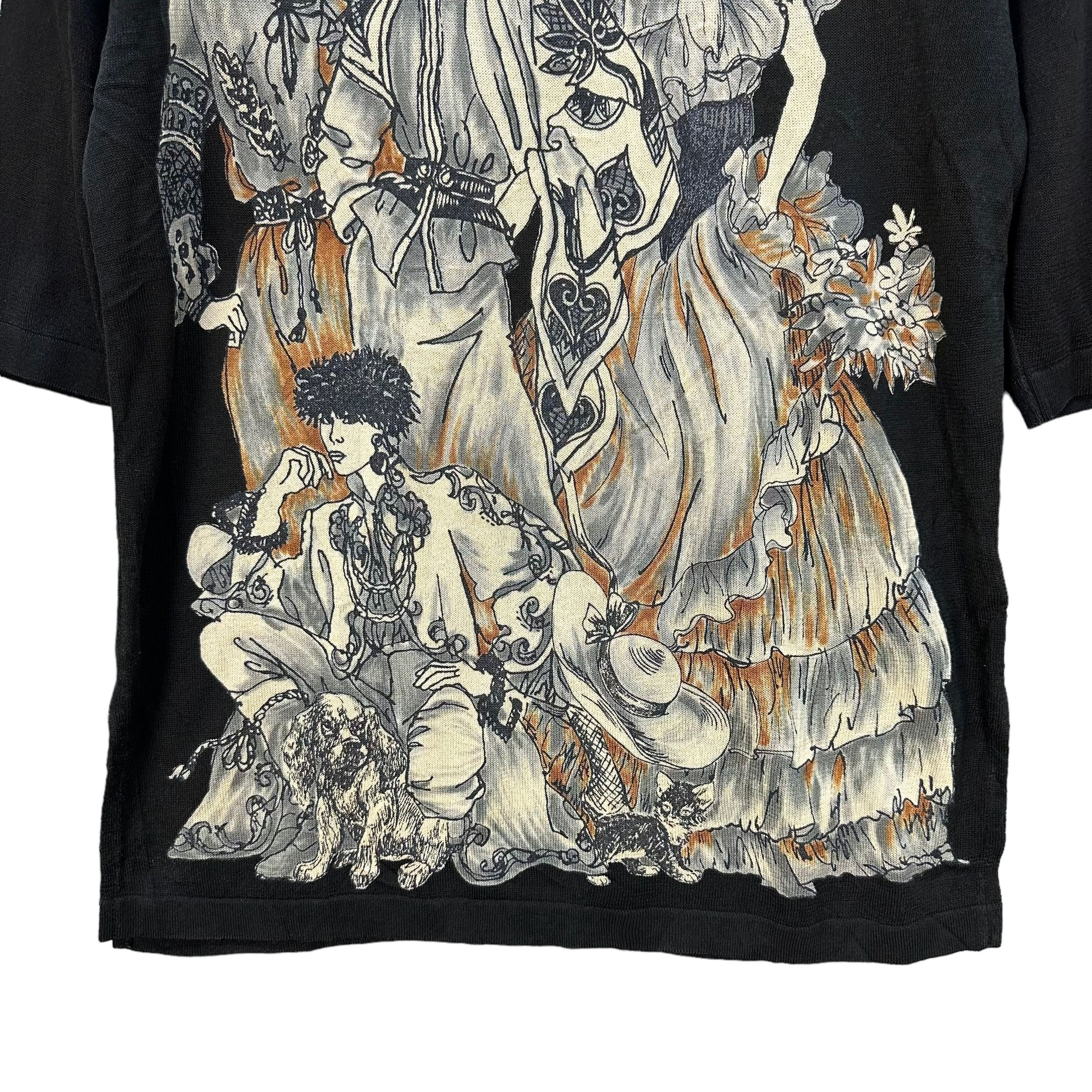 Japanese Brand PAOLO SINATTI ARTWORK ROMAN GRAPHIC TEES #9052-53 Size M / US 6-8 / IT 42-44 - 4 Thumbnail