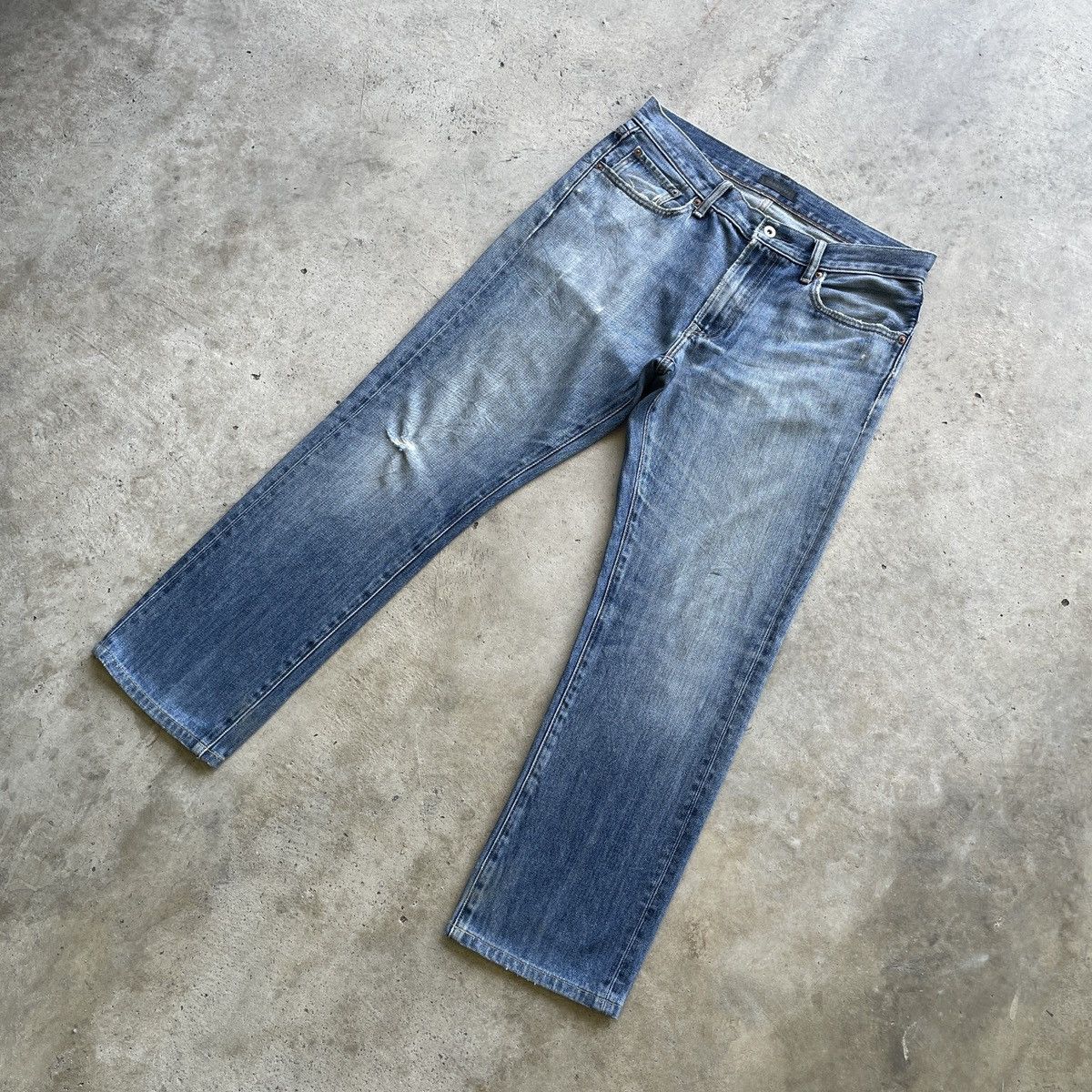 Japanese Brand W34💥 Vintage Japanese Brand Faded Jeans Denim Pants Size US 34 / EU 50 - 2 Thumbnail
