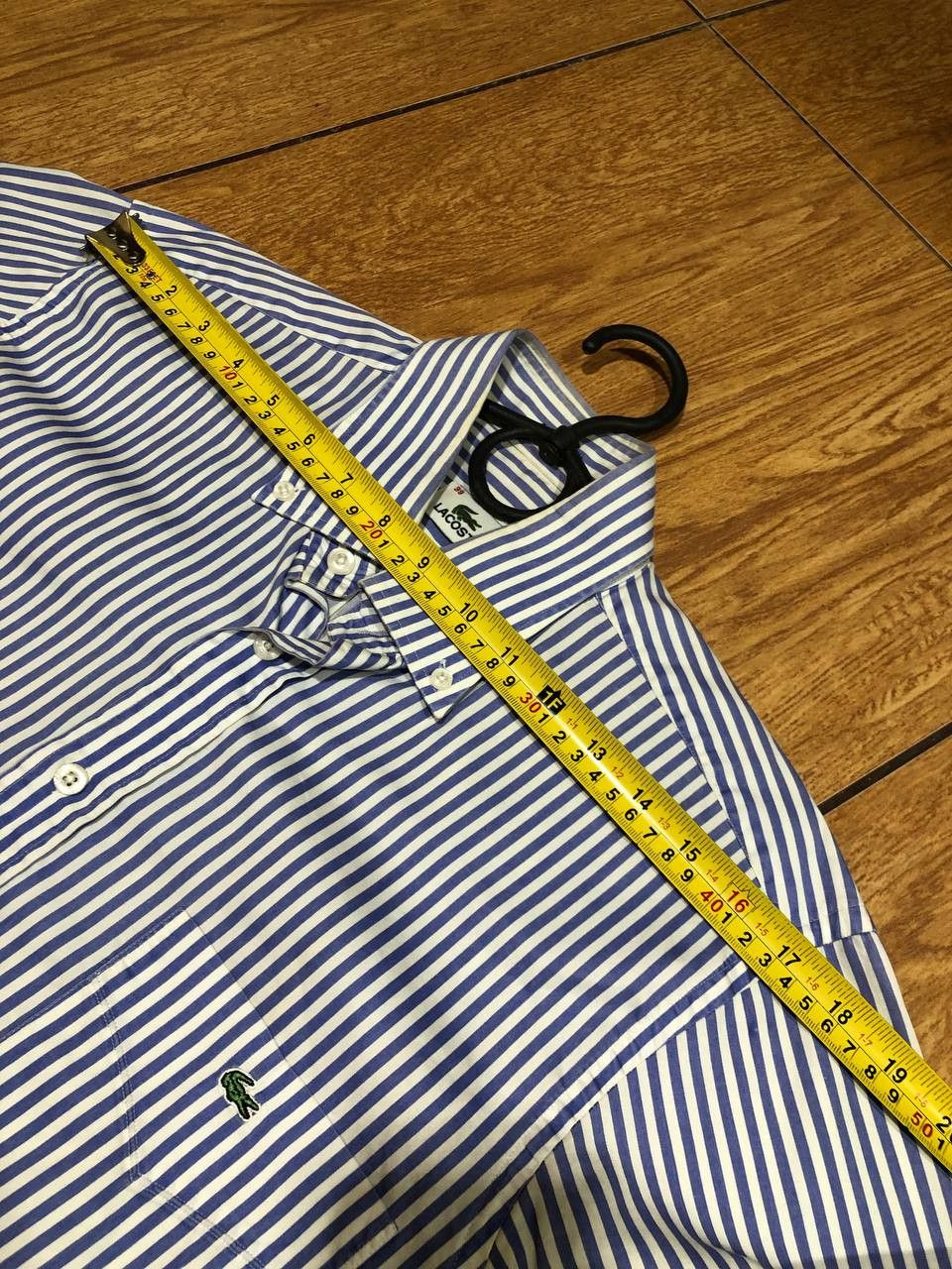 Lacoste striped shirt Lacoste logo Vintage Y2K streetwear Size US L / EU 52-54 / 3 - 10 Thumbnail