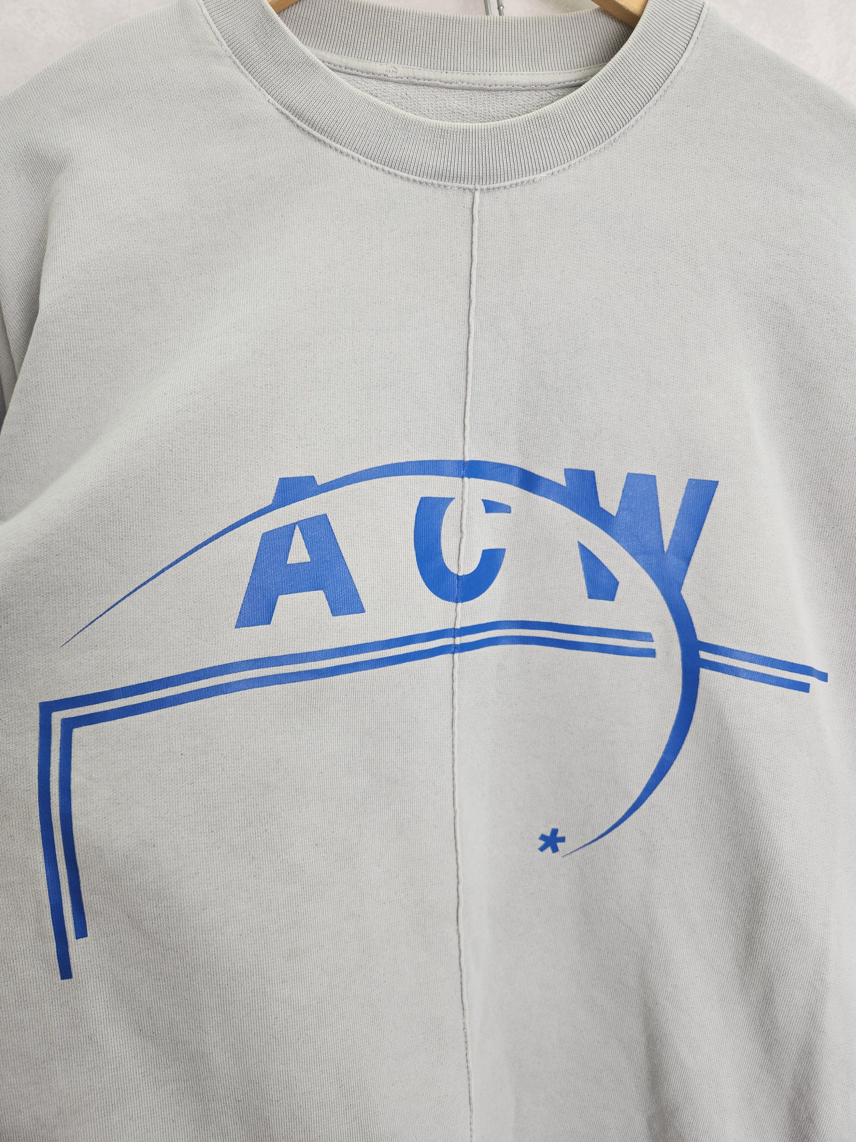 A-COLD-WALL* ACW A cold wall gray long sleeve sweashirt logo Size US L / EU 52-54 / 3 - 6 Thumbnail