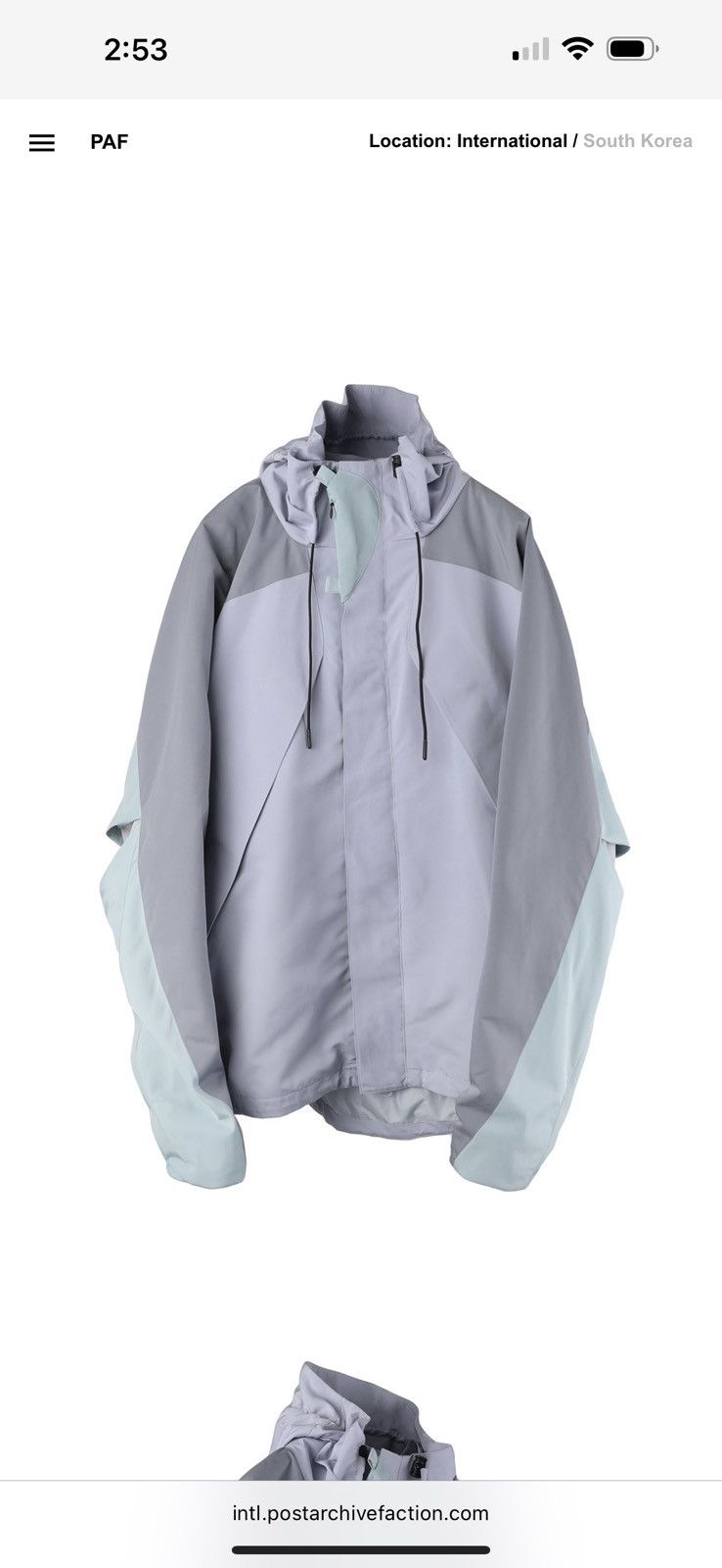 POST ARCHIVE FACTION (PAF) PAF 3.0 Technical Jacket Center Size US M / EU 48-50 / 2 - 2 Thumbnail