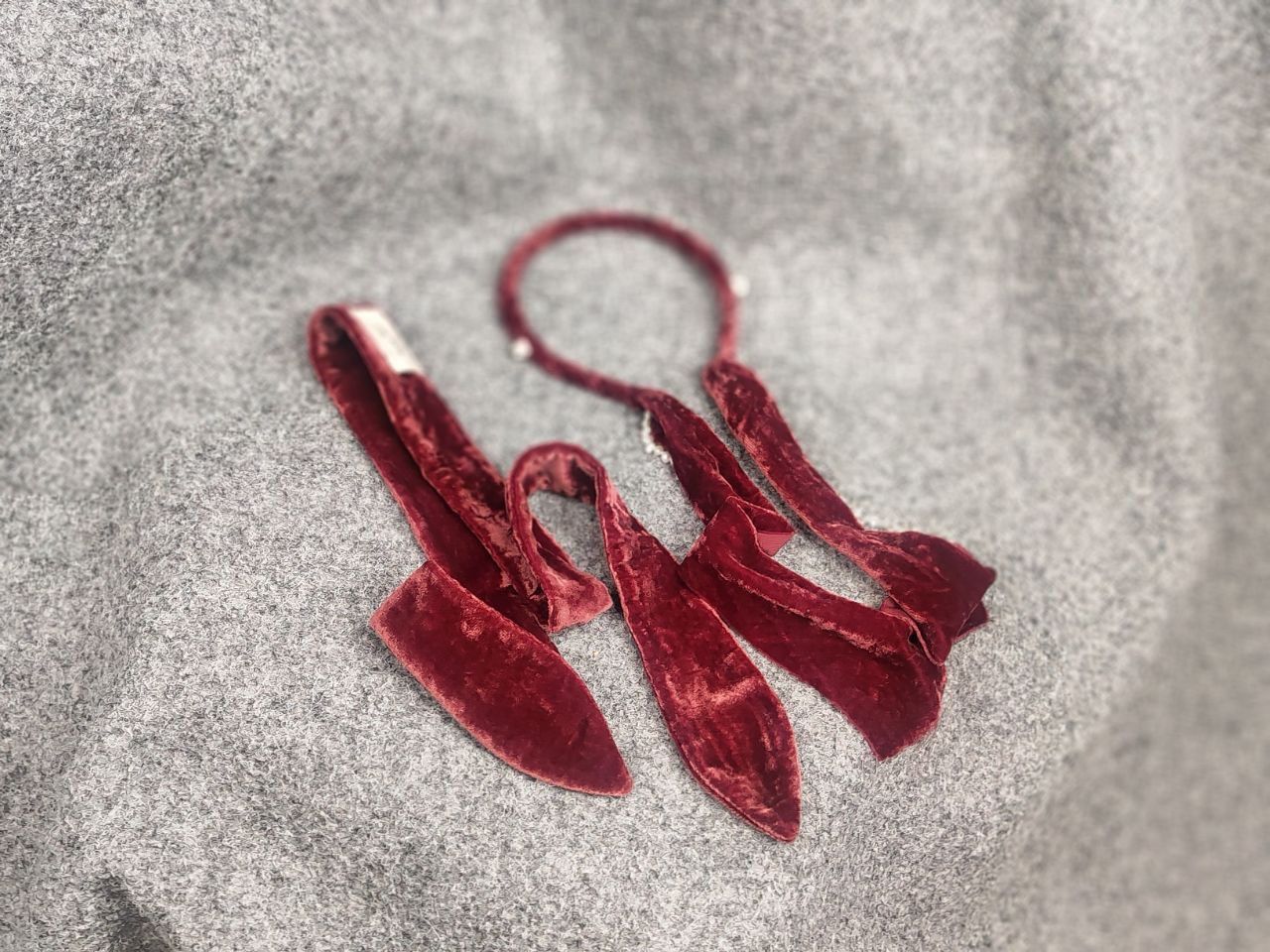 Japanese Brand Peng Tai Silk Hair band tie velvet Accessories Collection Size ONE SIZE - 10 Thumbnail