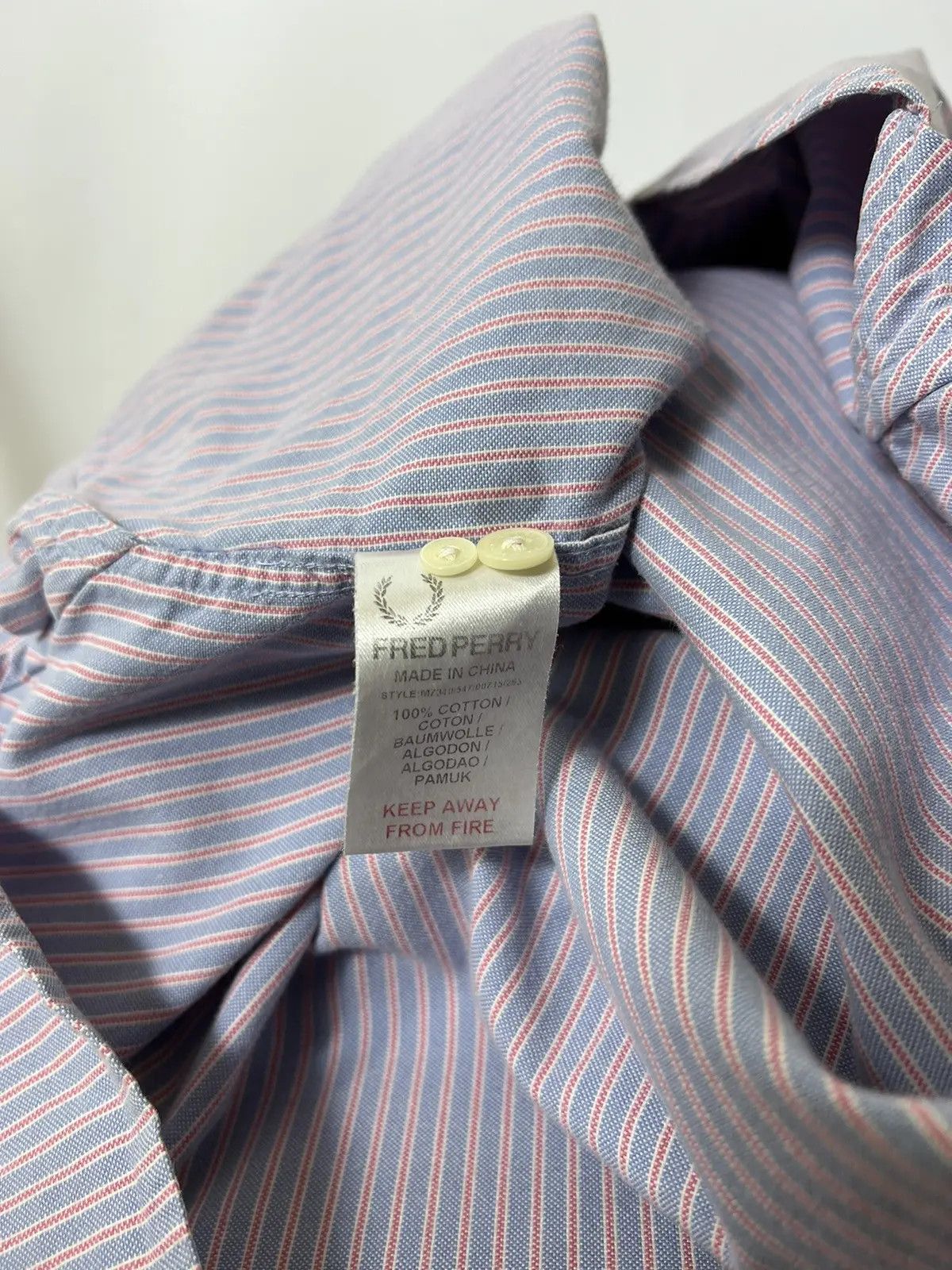 Designer × Fred Perry Fred Perry long sleeve shirt Size US XL / EU 56 / 4 - 5 Thumbnail