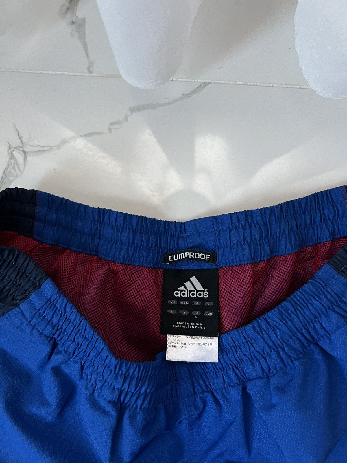 Adidas × Vintage 90's ADIDAS CLIMAPROOF PROFESSIONAL RARE BAGGY TRACK PANTS Size US 34 / EU 50 - 4 Thumbnail