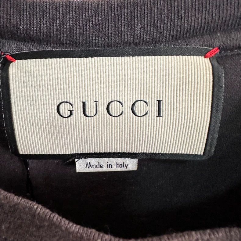 Gucci Gucci Classic black and gray cat made old short sleeves 250 Size US S / EU 44-46 / 1 - 3 Thumbnail