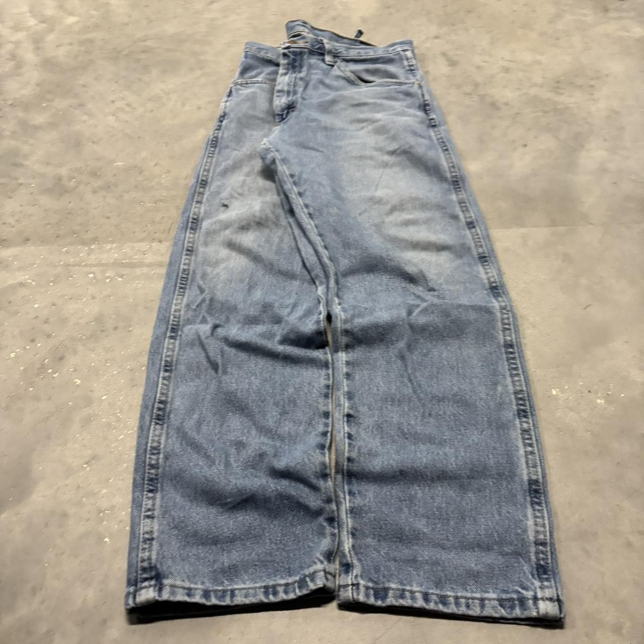 Japanese Brand × Vintage Crazy Vintage Y2K/2000s Light Wash Essential Denim Jeans! Size US 34 / EU 50 - 3 Thumbnail