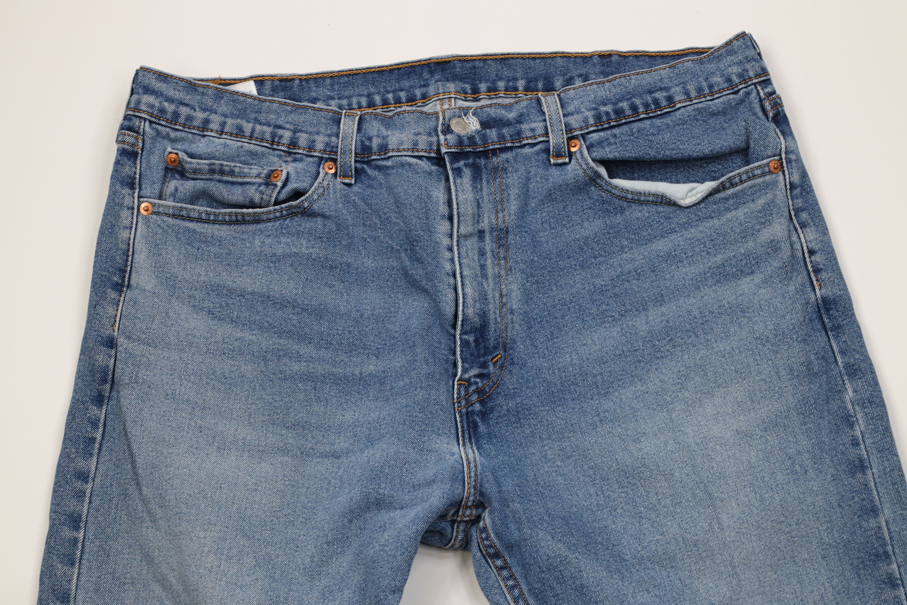 Levi's Vintage Y2K Levis 505xx Button Fly Straight Leg Jeans Size US 38 / EU 54 - 2 Thumbnail