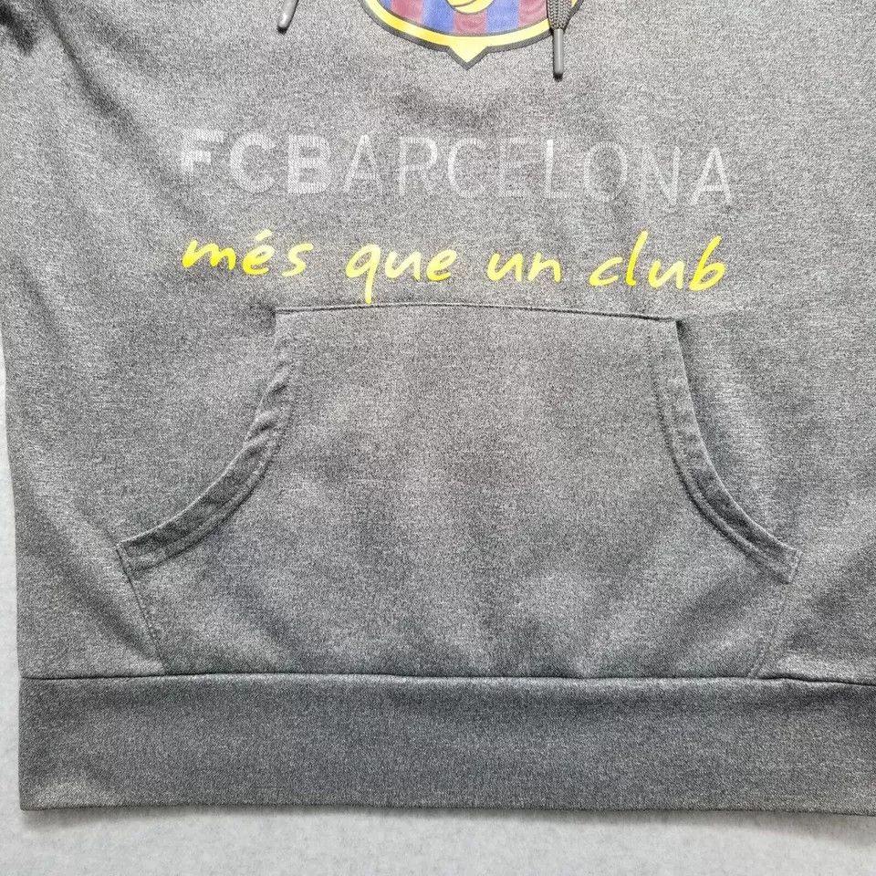 Other FCB Barcelona Soccer Hoodie Mens Small Pockets Pullover Logo Size US S / EU 44-46 / 1 - 2 Thumbnail