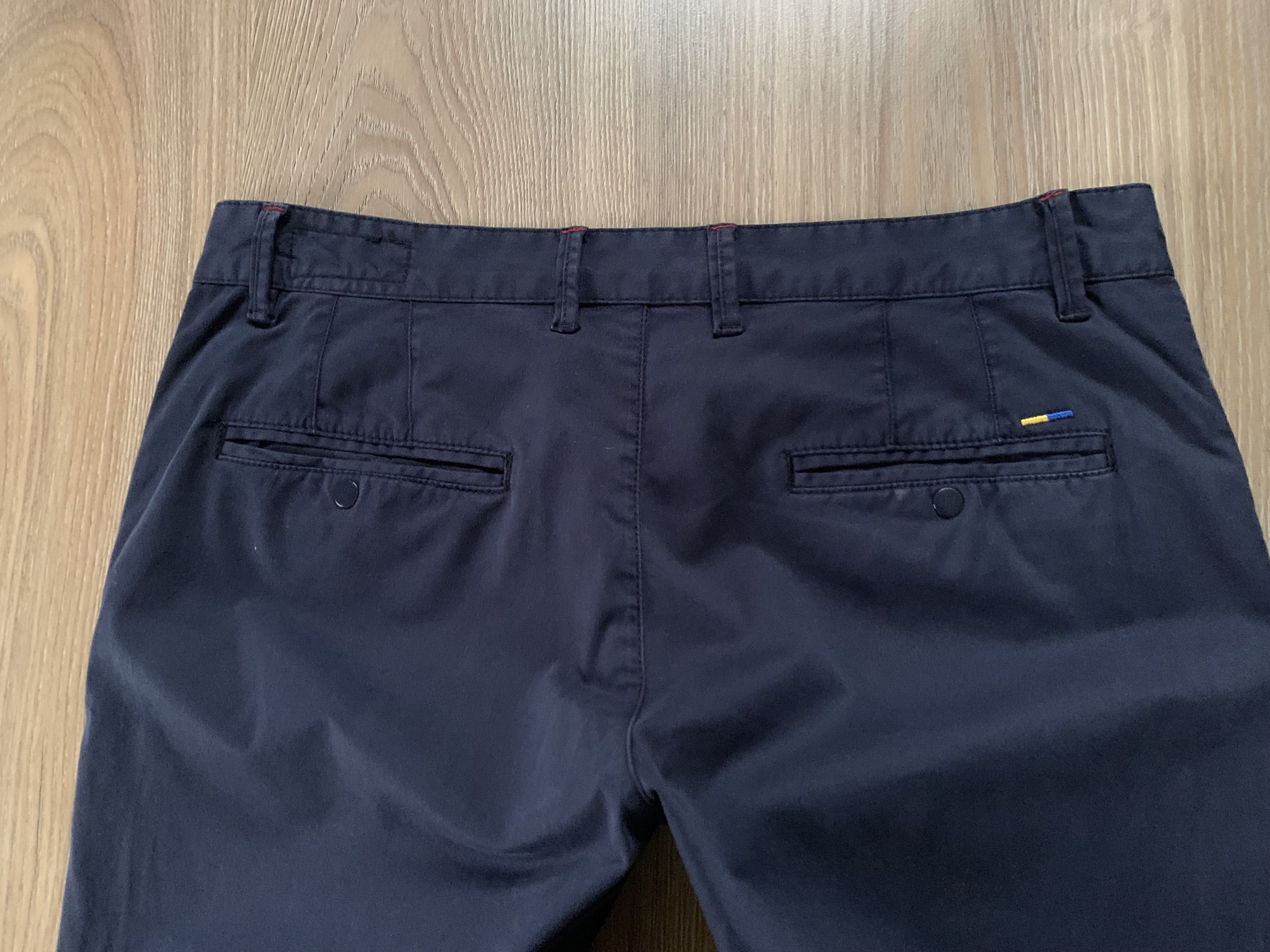 Designer Women’s Andre Tan Blue Casual Pants Size 33" - 6 Thumbnail