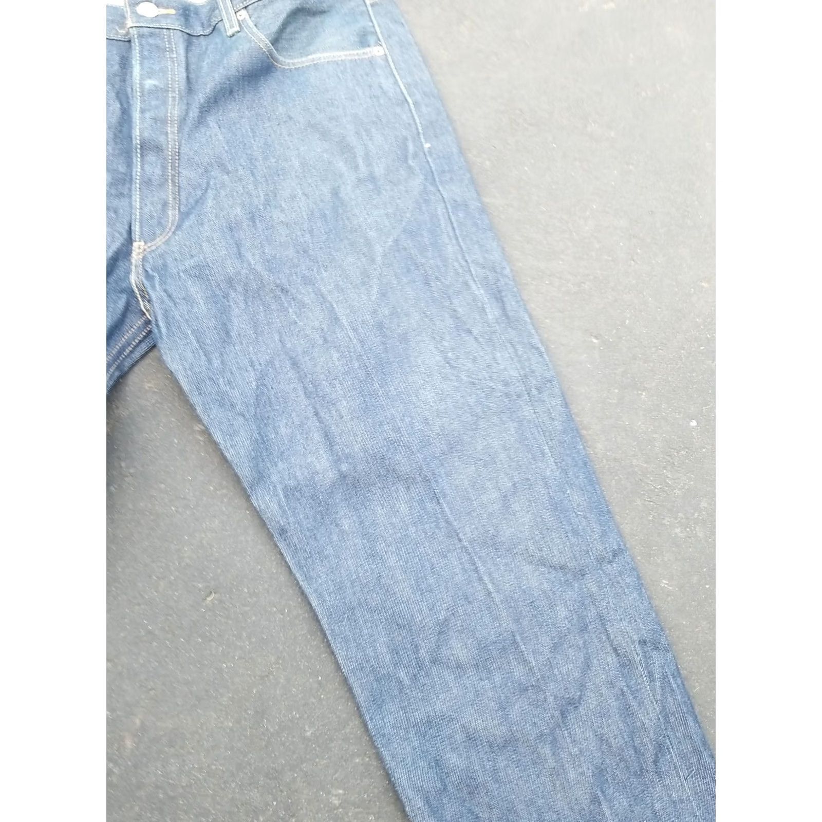 Levi's VINTAGE Levi 501XX Mens Jeans 40x34 Denim Button Fly Straight Leg 5-Pocket Belt Loops Blue Size US 40 / EU 56 - 4 Thumbnail